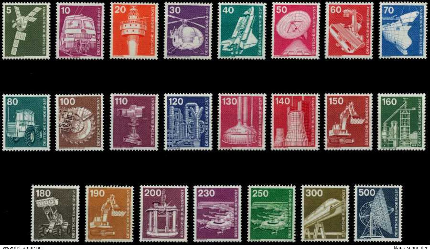 BERLIN DS INDUSTRIE U. TECHNIK Nr 494-672 Postfrisch S5F10CA - Unused Stamps