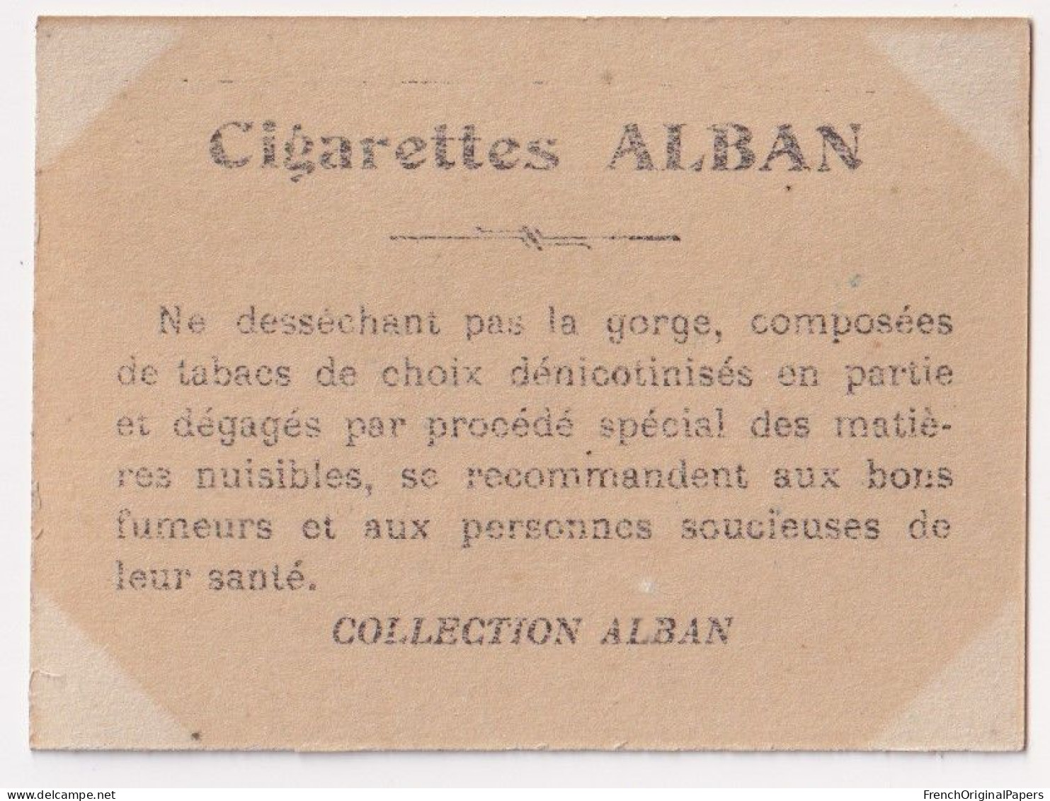 Tolédo - Cigarettes L. Alban 1910 Photo Femme Sexy Pin-up Vintage Artiste Cabaret Paris Bône Danse Danseuse A62-18 - Otras Marcas