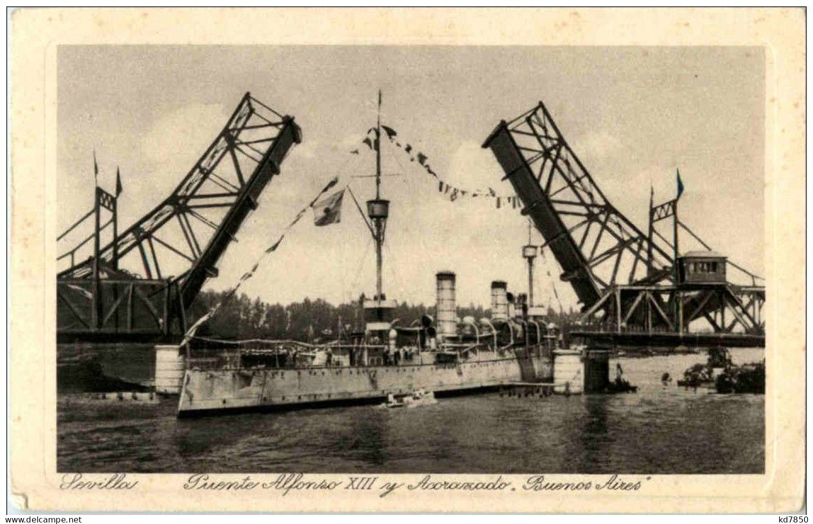 Sevilla - Puente Alfonso XIII Y Acorazado Buenos Aires - Sevilla