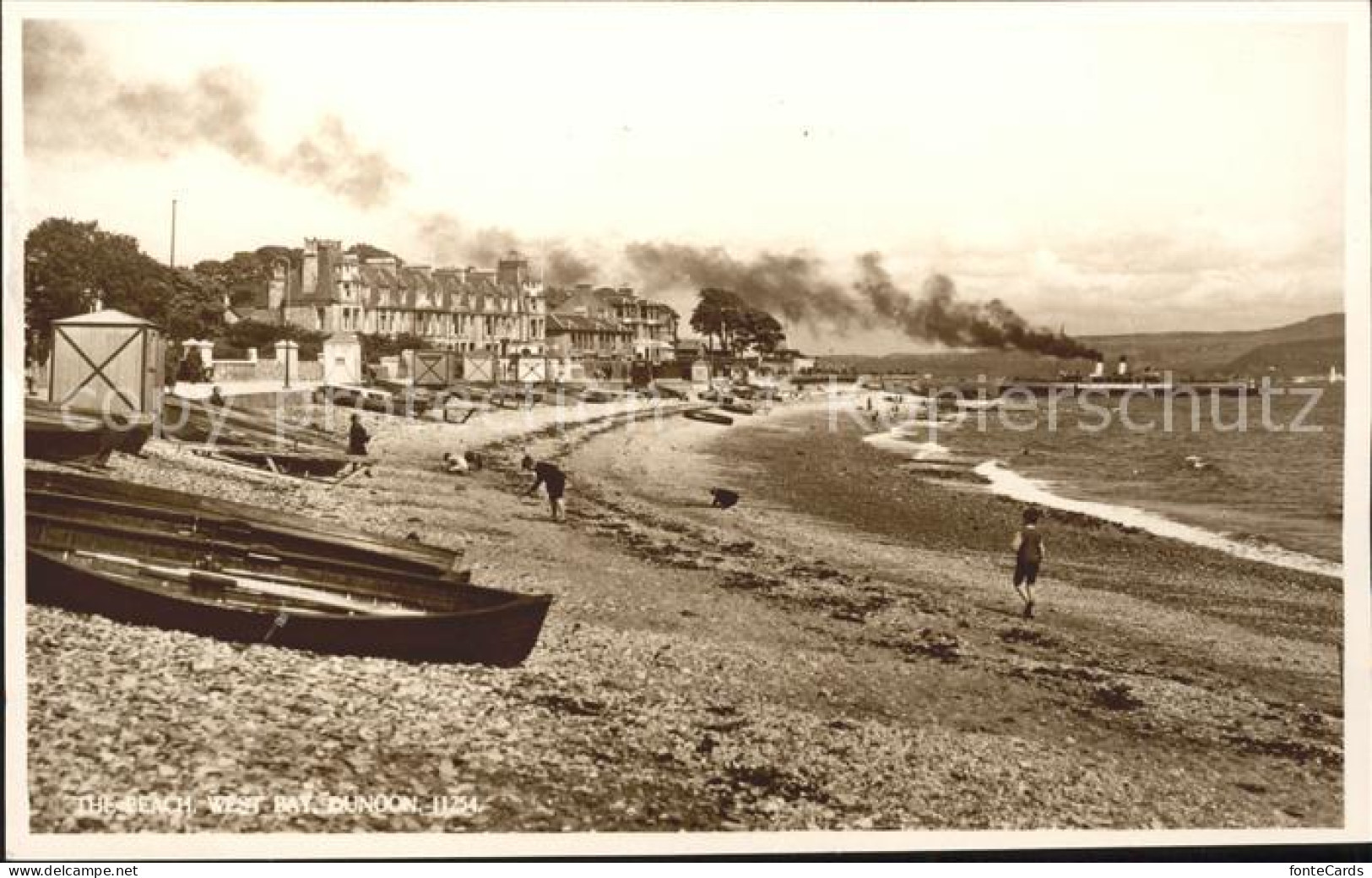 11751660 Dunoon Beach West Bay Steamer Argyll - Andere & Zonder Classificatie