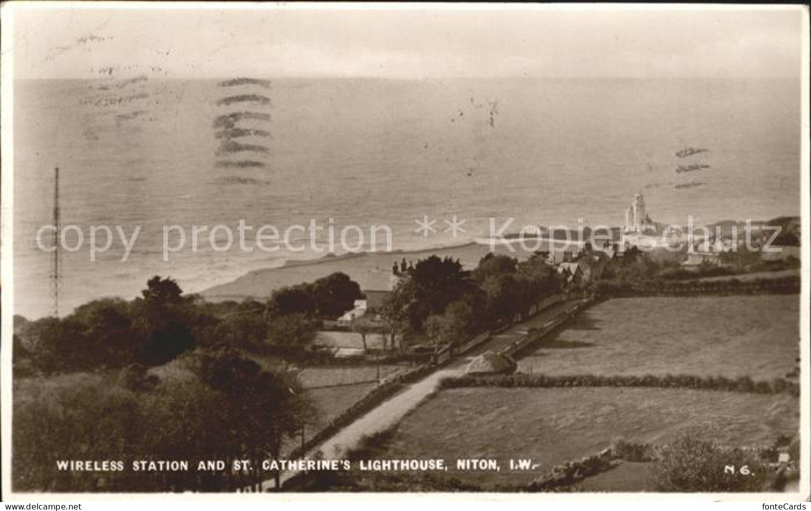 11751650 Niton Wireless Station And St Catherine's Lighthouse Isle Of Wight - Other & Unclassified