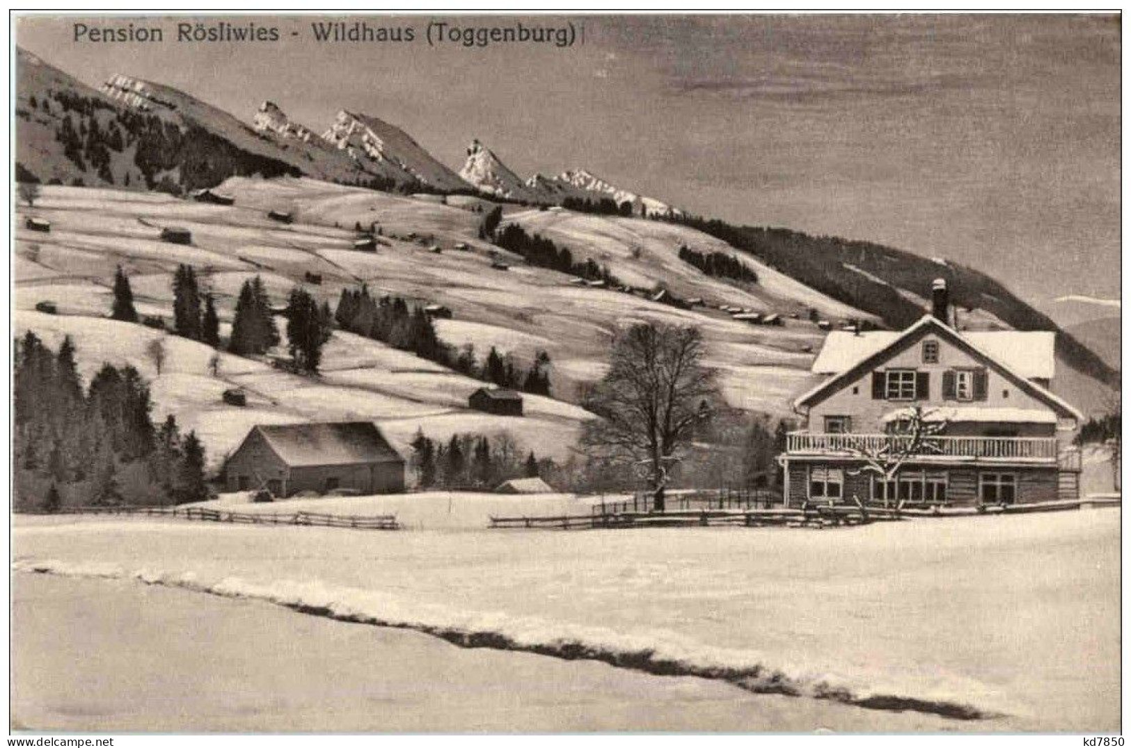 Wildhaus - Pension Rösliwies - Wildhaus-Alt Sankt Johann