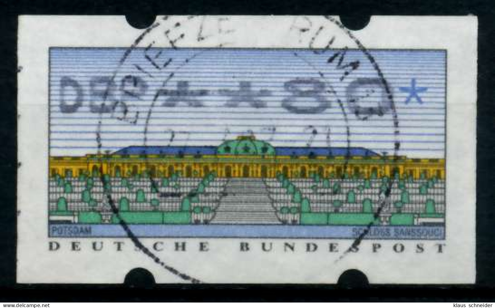 BRD ATM 1993 Nr 2-2.1-0080 Zentrisch Gestempelt X9744D2 - Viñetas De Franqueo [ATM]