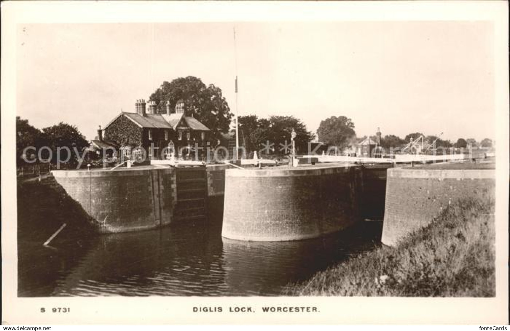 11751638 Worcester Diglis Lock Worcester - Andere & Zonder Classificatie