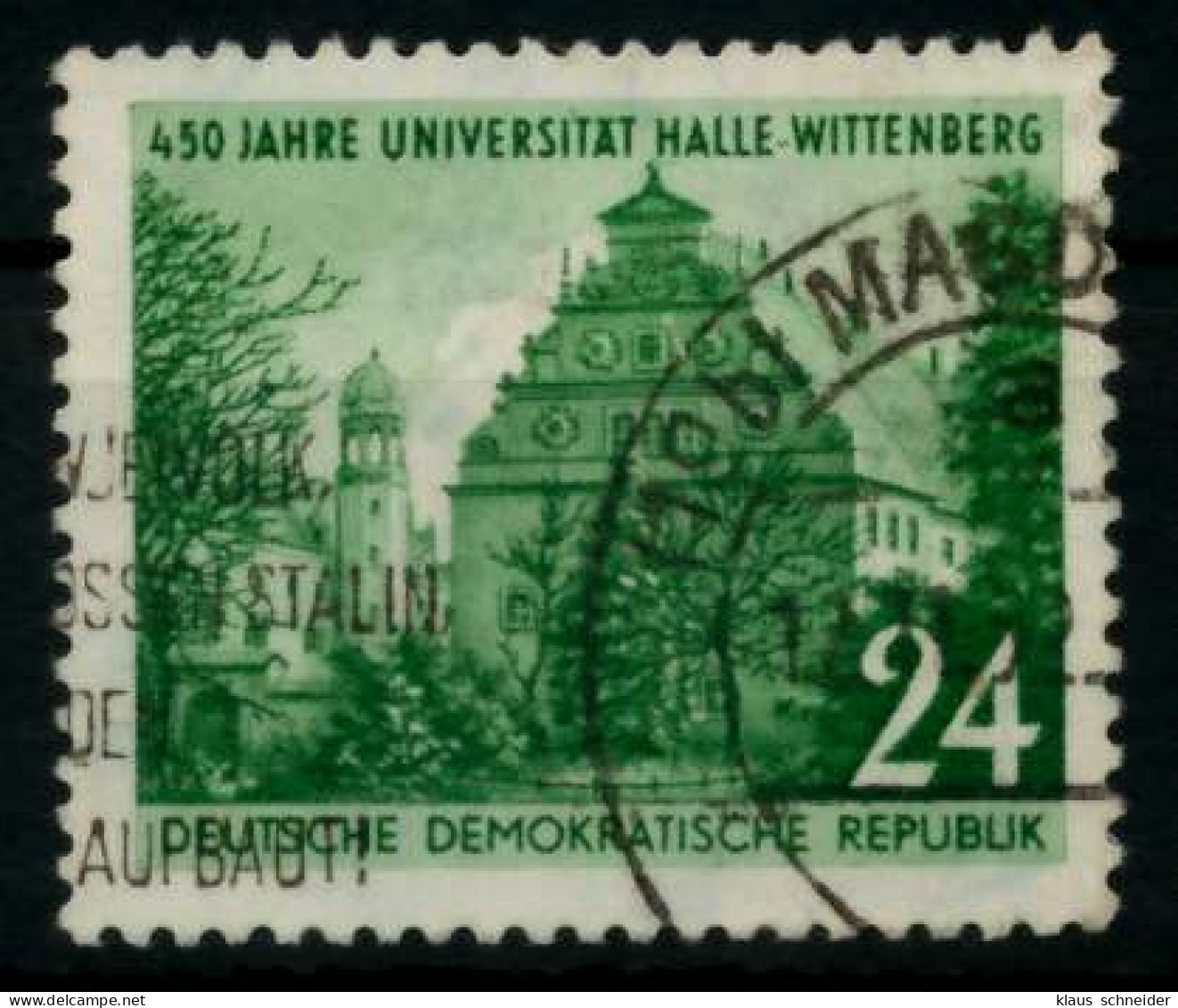 DDR 1952 Nr 318XI Gestempelt X735B26 - Gebraucht