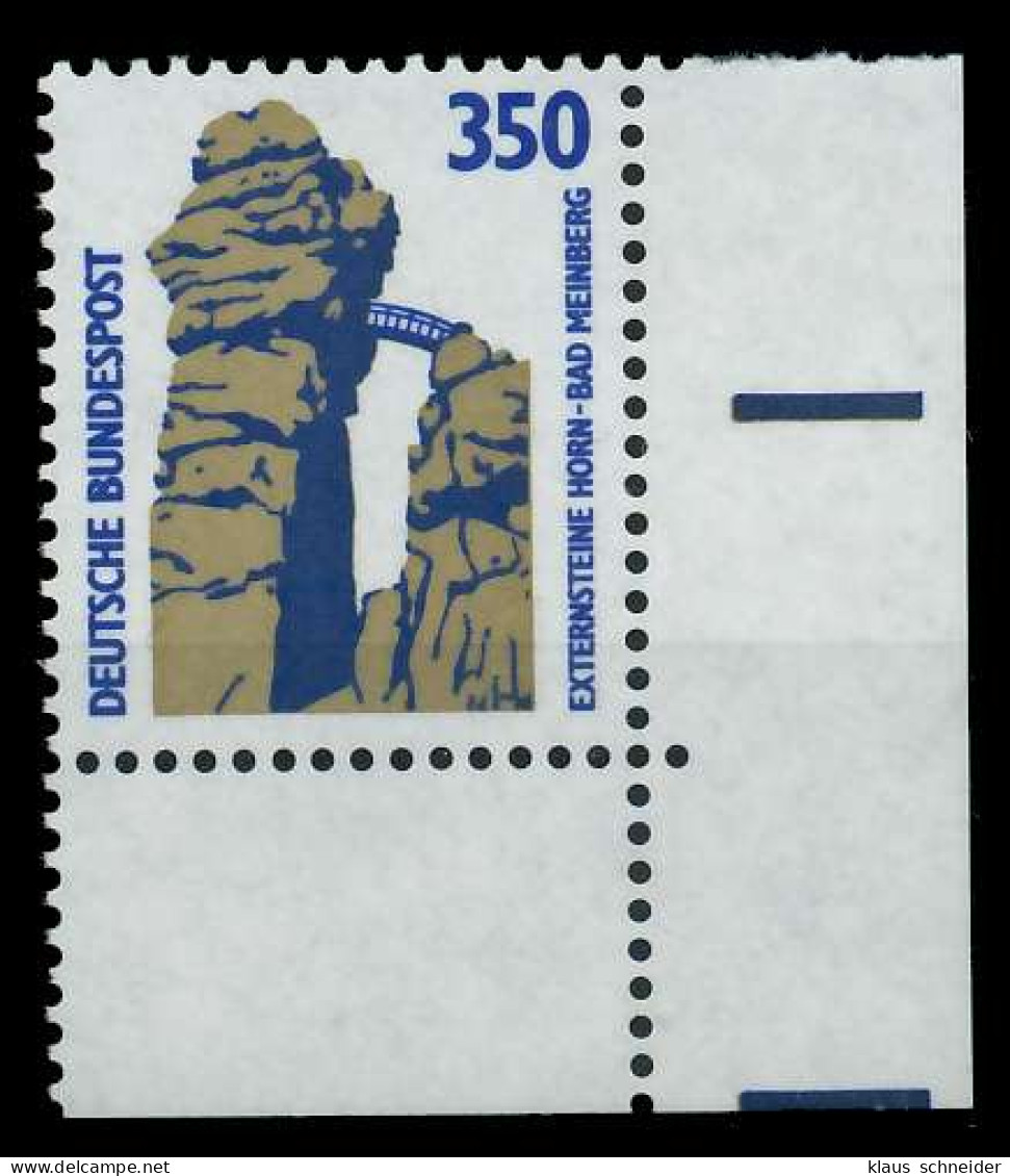 BRD DS SEHENSW Nr 1407u Postfrisch ECKE-URE X7CF41A - Unused Stamps