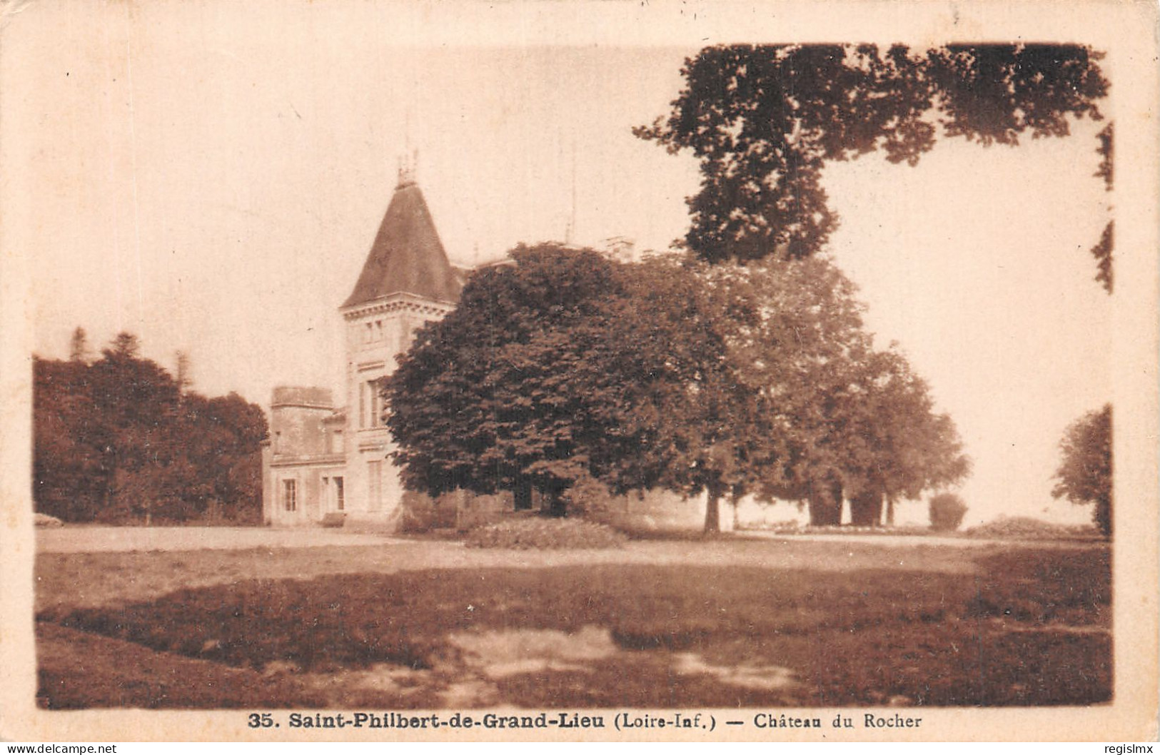 44-SAINT PHILBERT DE GRANDLIEU CHATEAU DU ROCHER-N°2127-G/0279 - Saint-Philbert-de-Grand-Lieu
