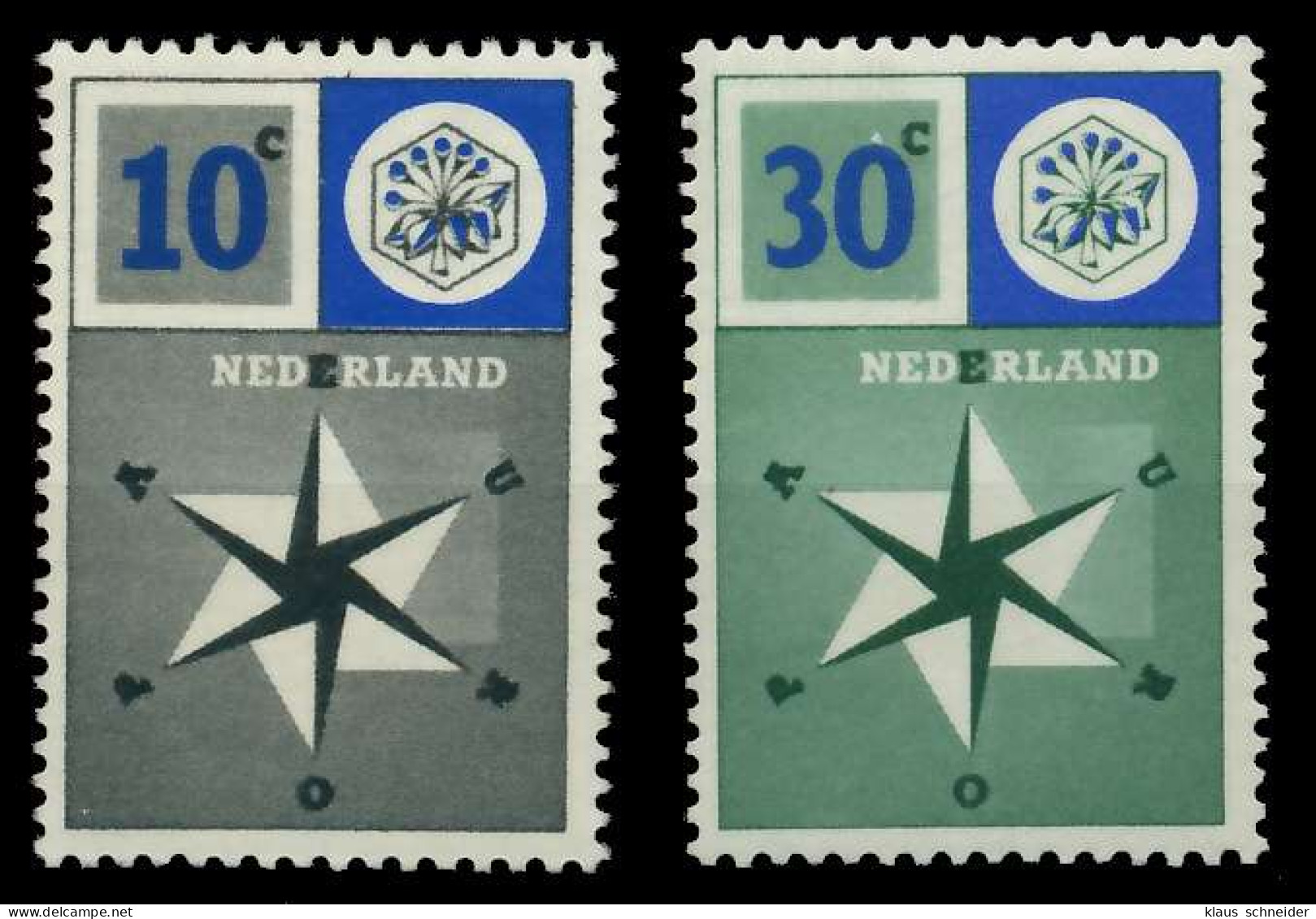 NIEDERLANDE 1957 Nr 704-705 Postfrisch X809B6E - Nuevos