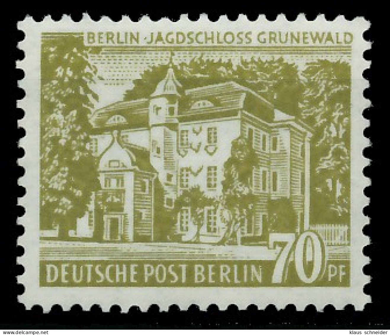 BERLIN DS BAUTEN 1 Nr 123 Postfrisch Gepr. X877916 - Unused Stamps
