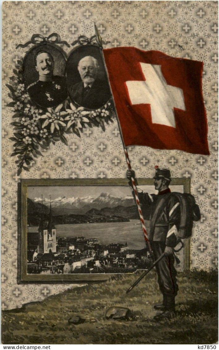 Luzern - Kaiser Wilhelm II In Der Schweiz - Luzern