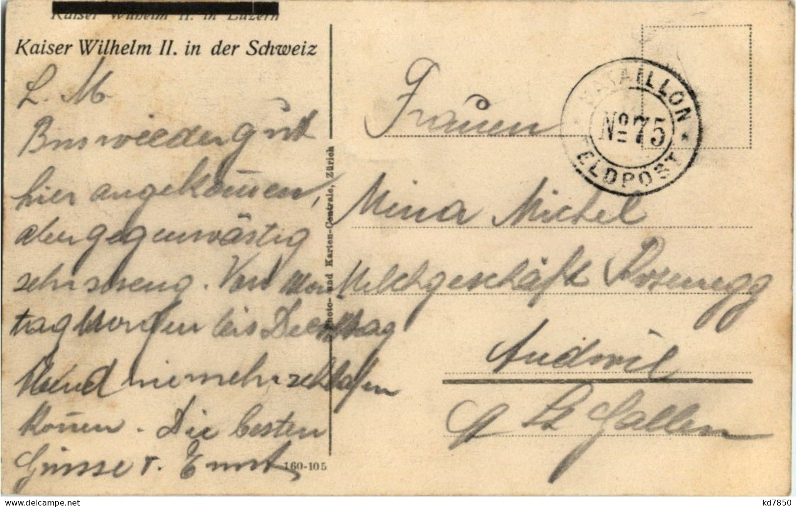 Luzern - Kaiser Wilhelm II In Der Schweiz - Lucerne