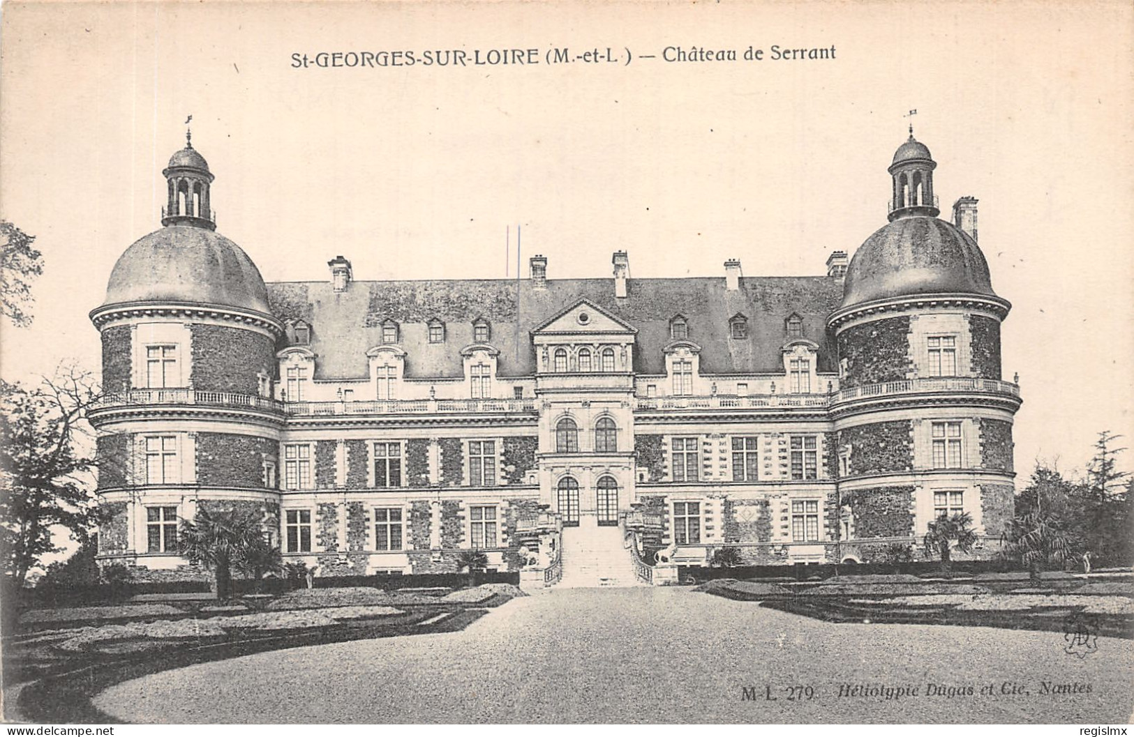 49-SAINT GEORGES SUR LOIRE LE CHATEAU DE SERRANT-N°2128-G/0065 - Saint Georges Sur Loire