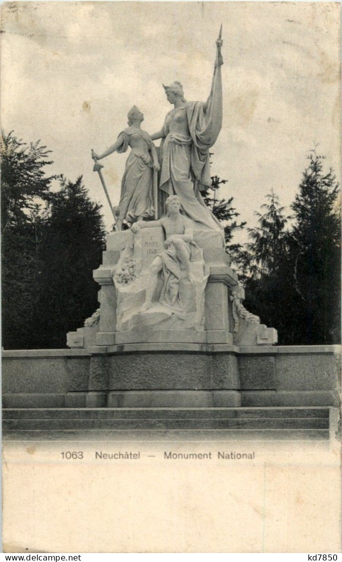 Neuchatel - Monument National - Neuchâtel