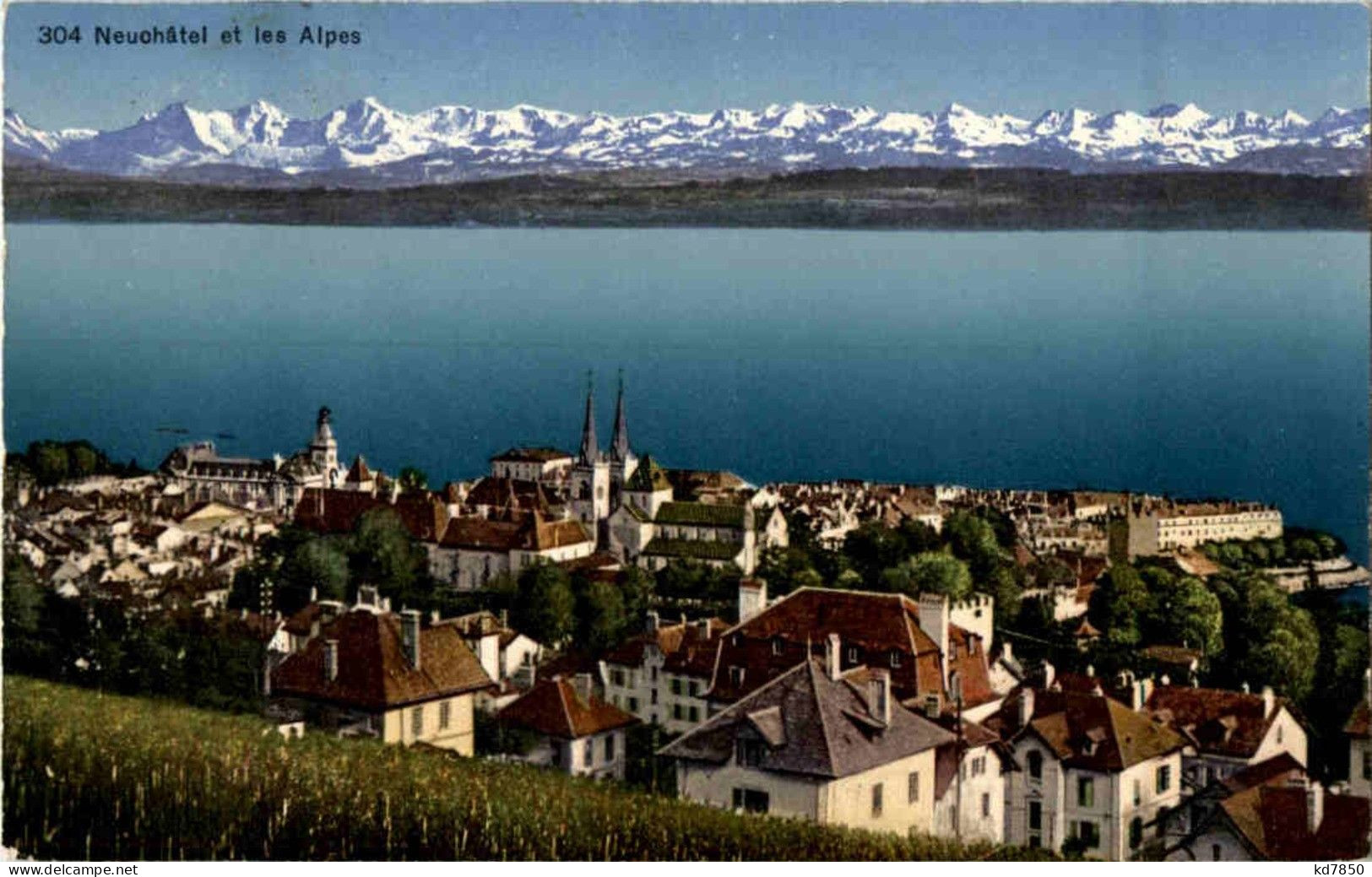 Neuchatel Et Les Alpes - Neuchâtel