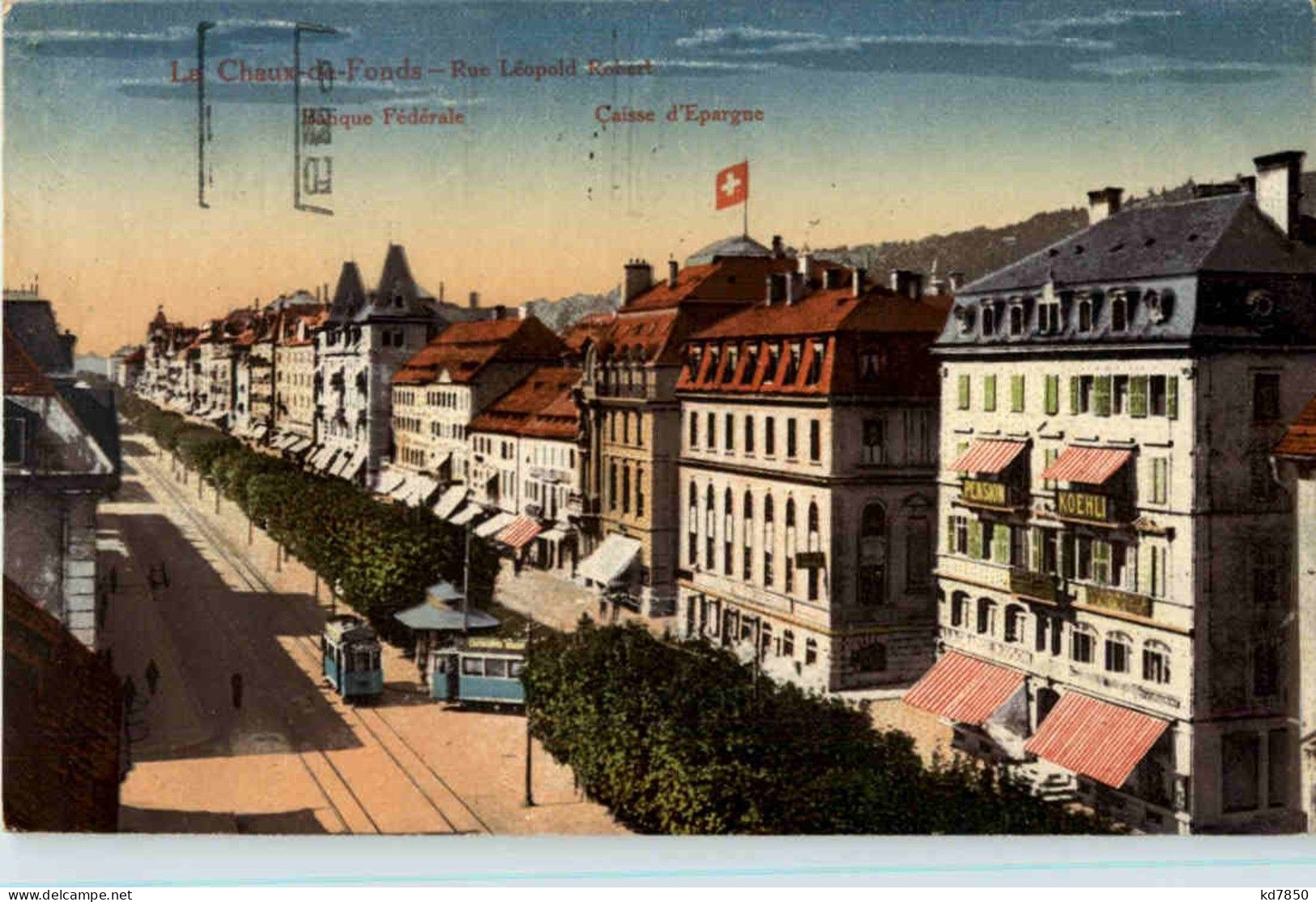 La Chaux De Fonds - Rue Leopold Robert - La Chaux-de-Fonds