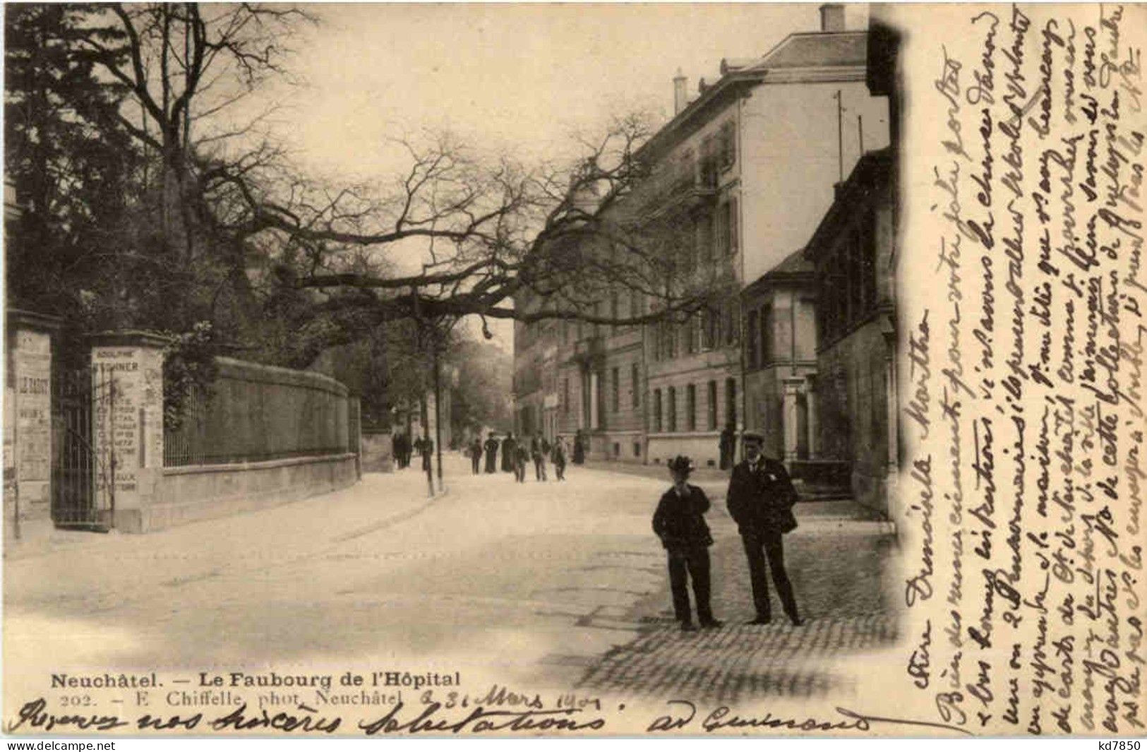 Neuchatel - La Foubourg De L Hopital - Neuchâtel