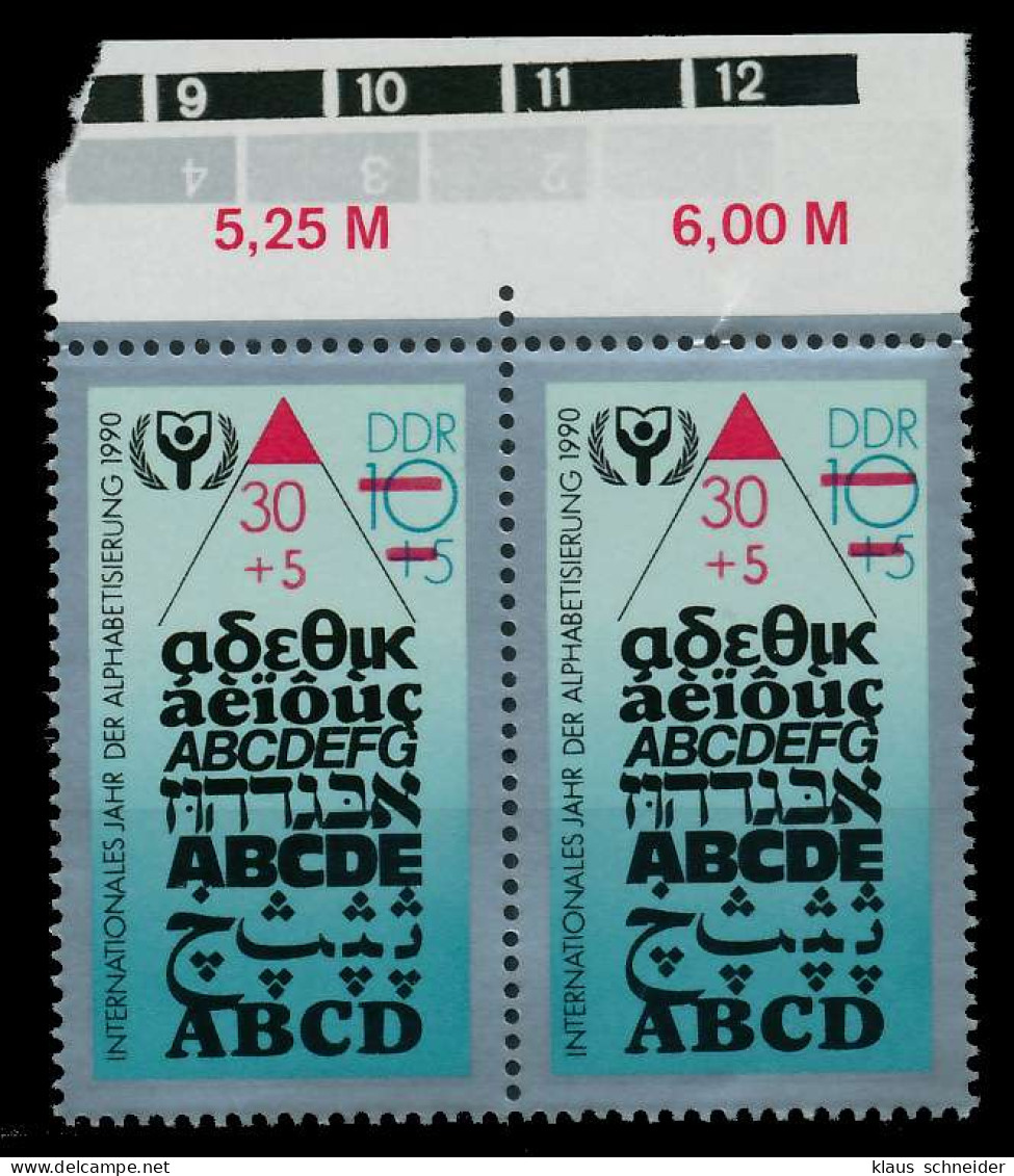 DDR 1990 Nr 3353I Postfrisch ORA X034C1E - Unused Stamps