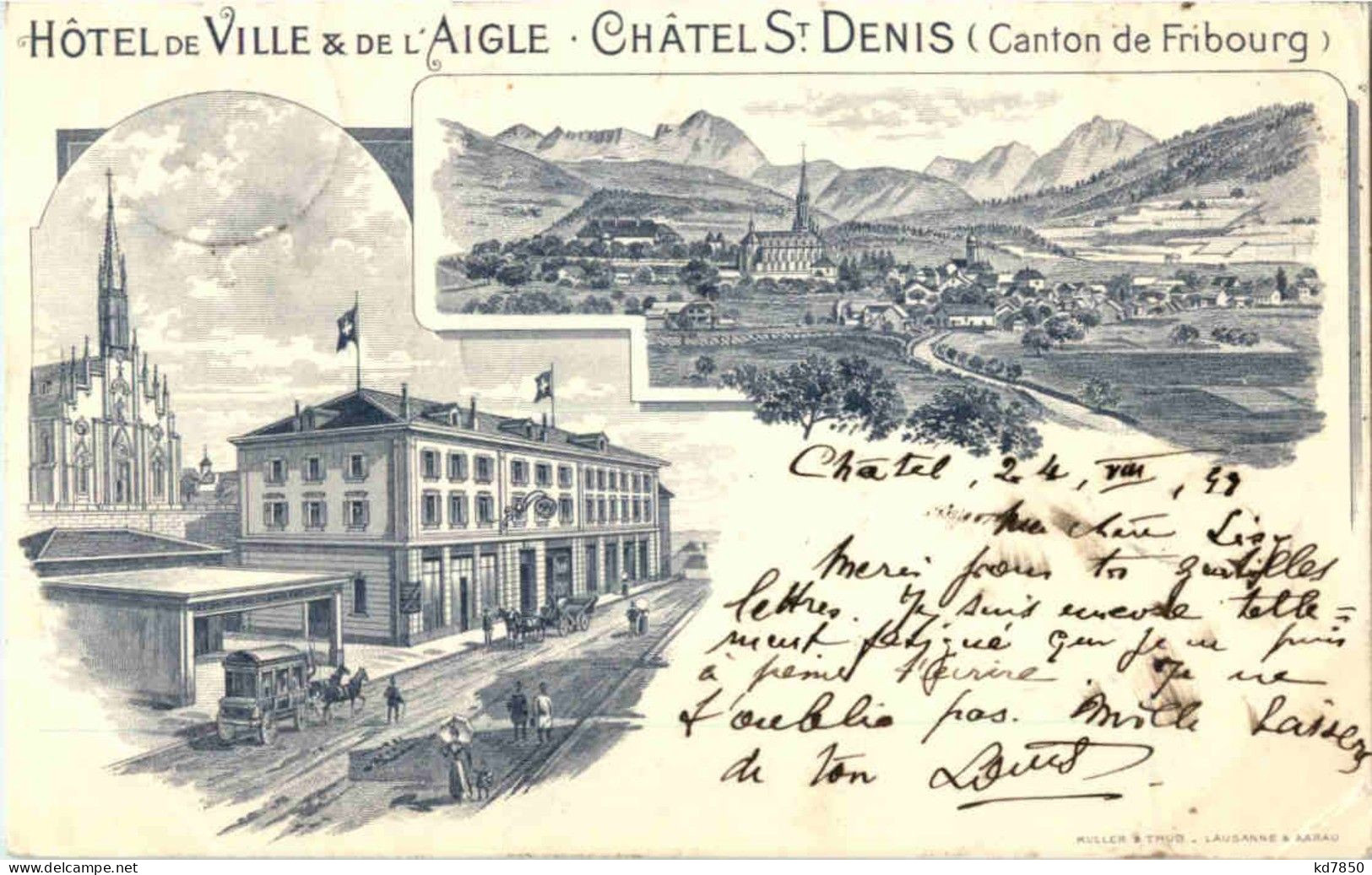 Chatel St. Denis - Hotel De Bille - Châtel-Saint-Denis