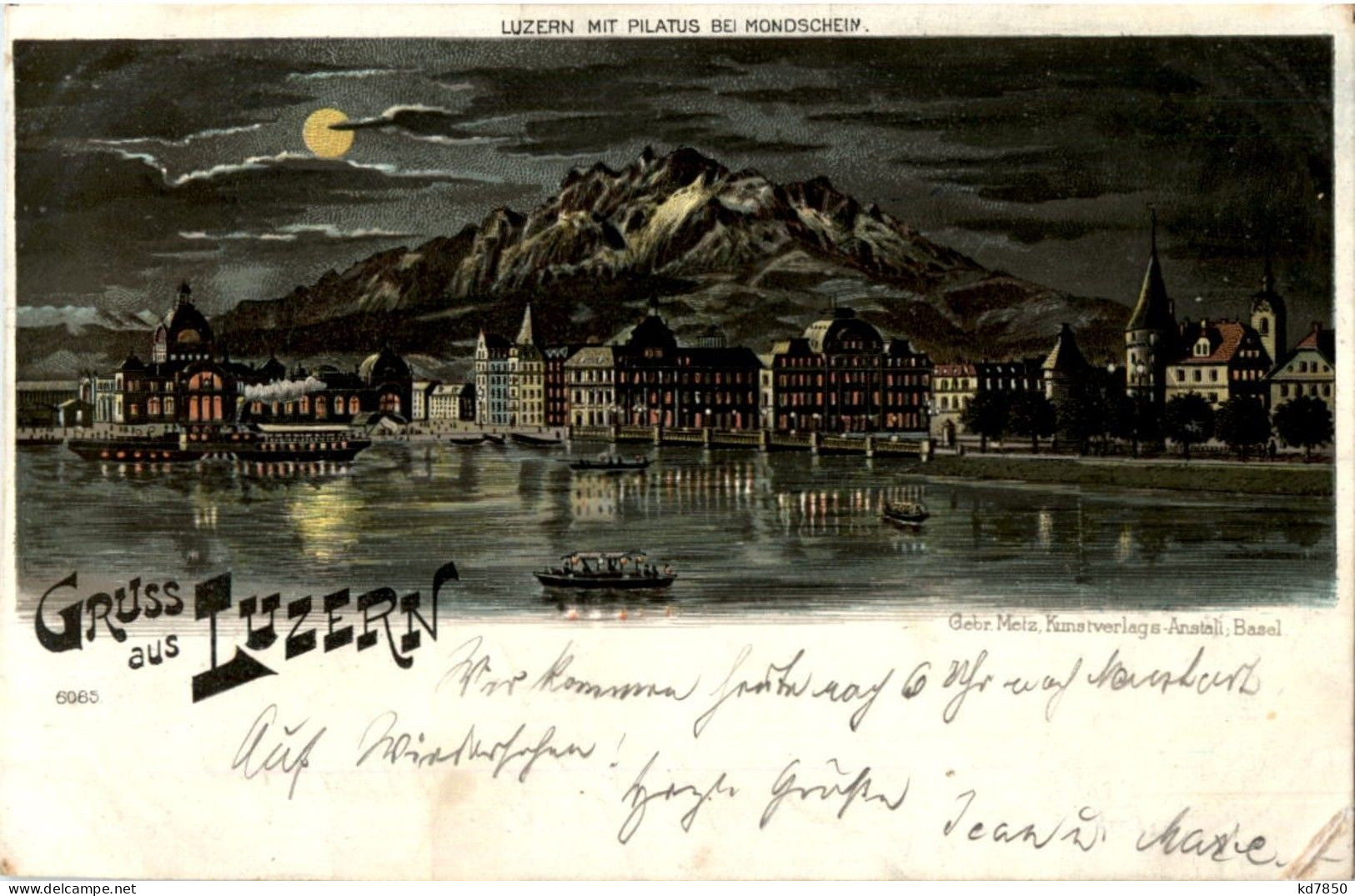 Gruss Aus Luzern - Litho - Lucerna