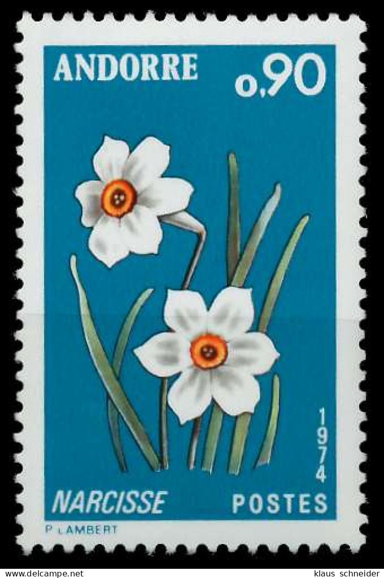 ANDORRA (FRANZ. POST) 1974 Nr 257 Postfrisch X0891C6 - Unused Stamps