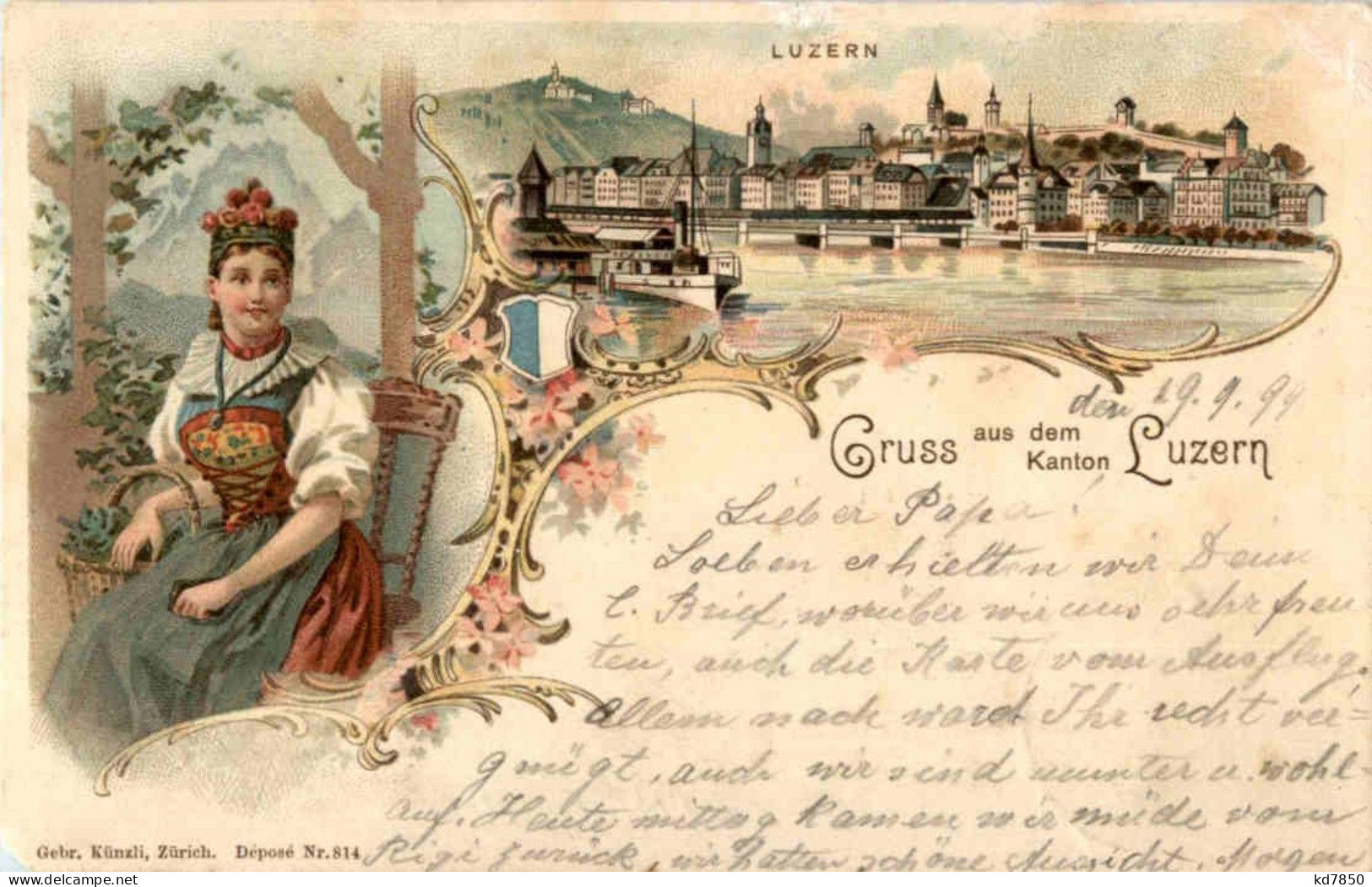 Luzern - Litho Tracht - Lucerne