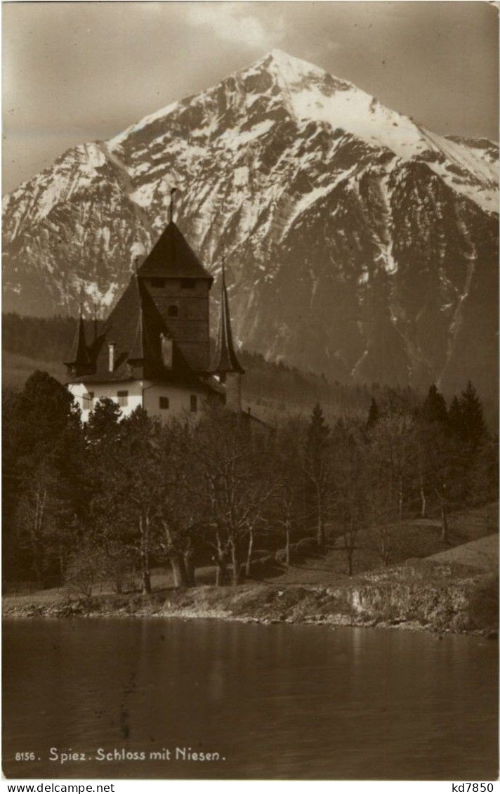 Spiez - Schloss Mit Niesen - Spiez