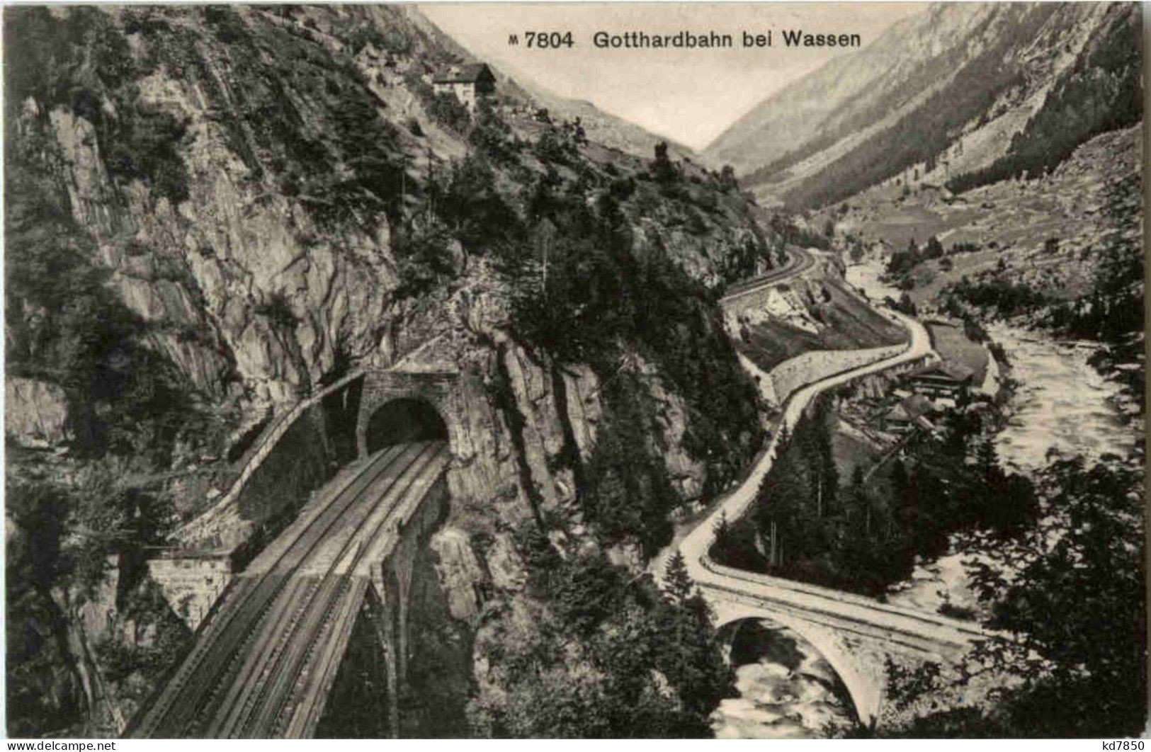 Gotthardbahn Bei Wassen - Wassen
