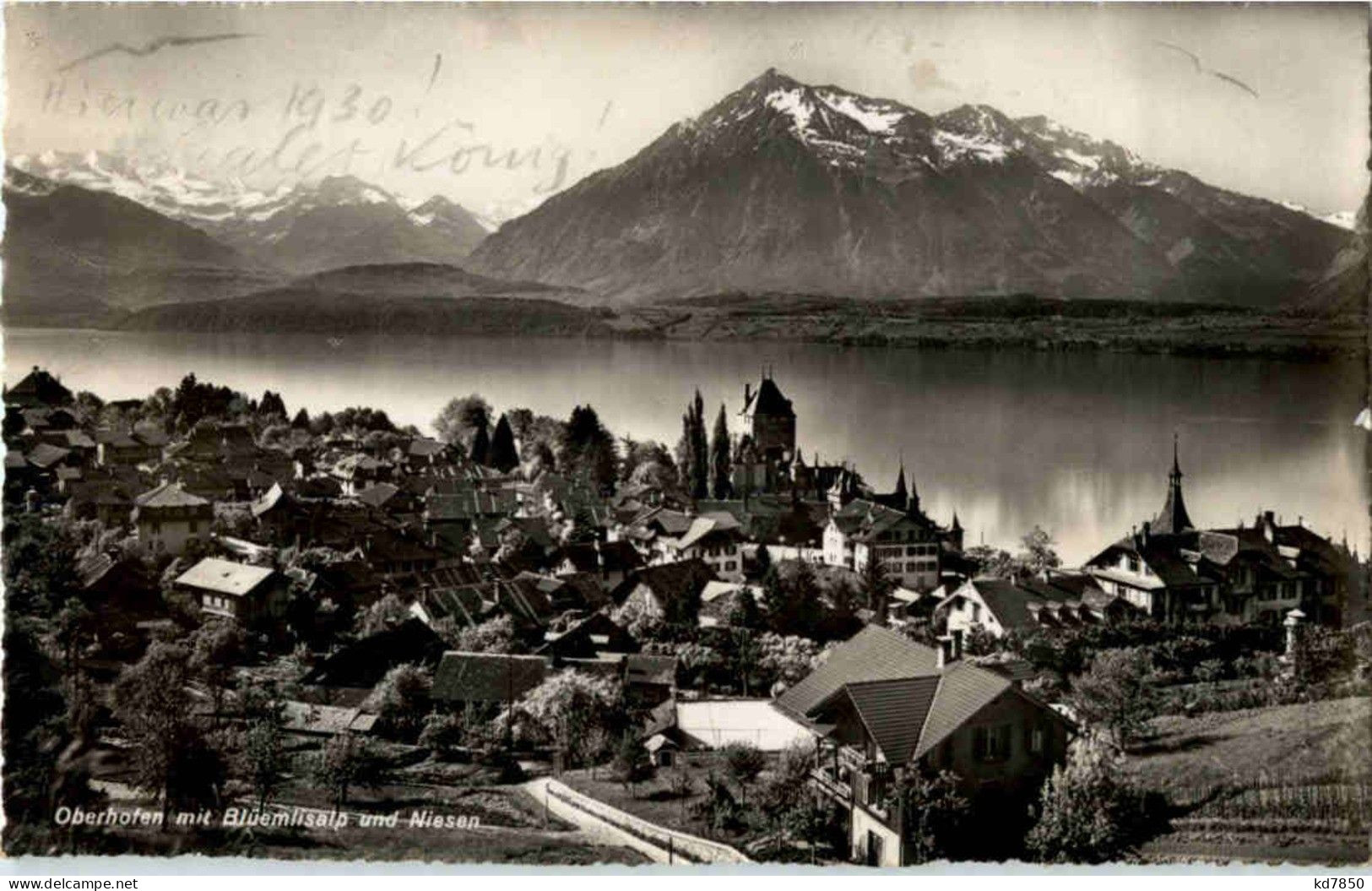 Oberhofen Mit Blüemlisalp - Oberhofen Am Thunersee