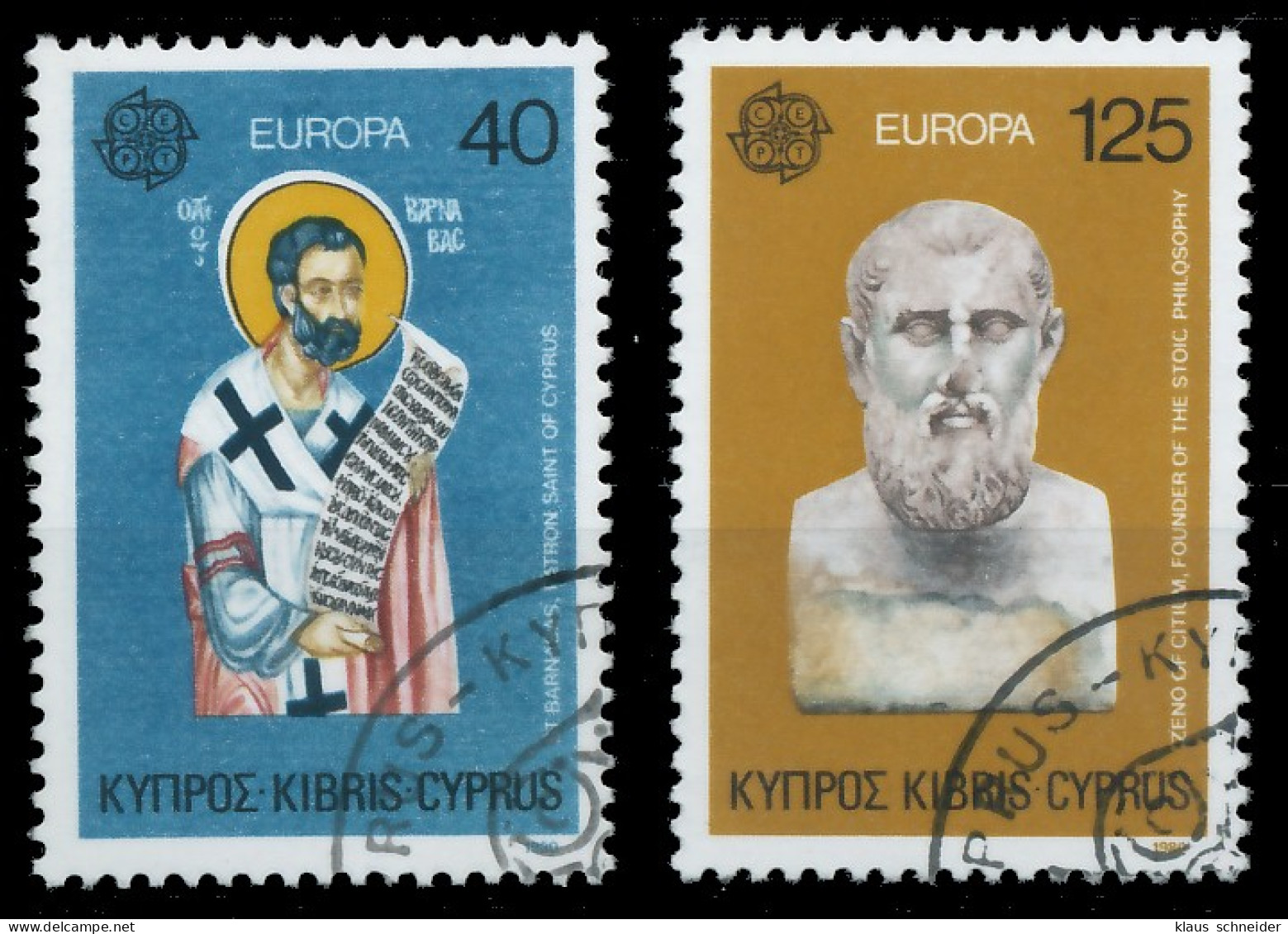 ZYPERN 1980 Nr 520-521 Gestempelt X59FB86 - Used Stamps