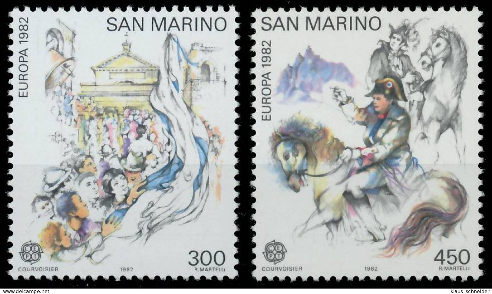 SAN MARINO 1982 Nr 1249-1250 Postfrisch S1E4FAA - Unused Stamps