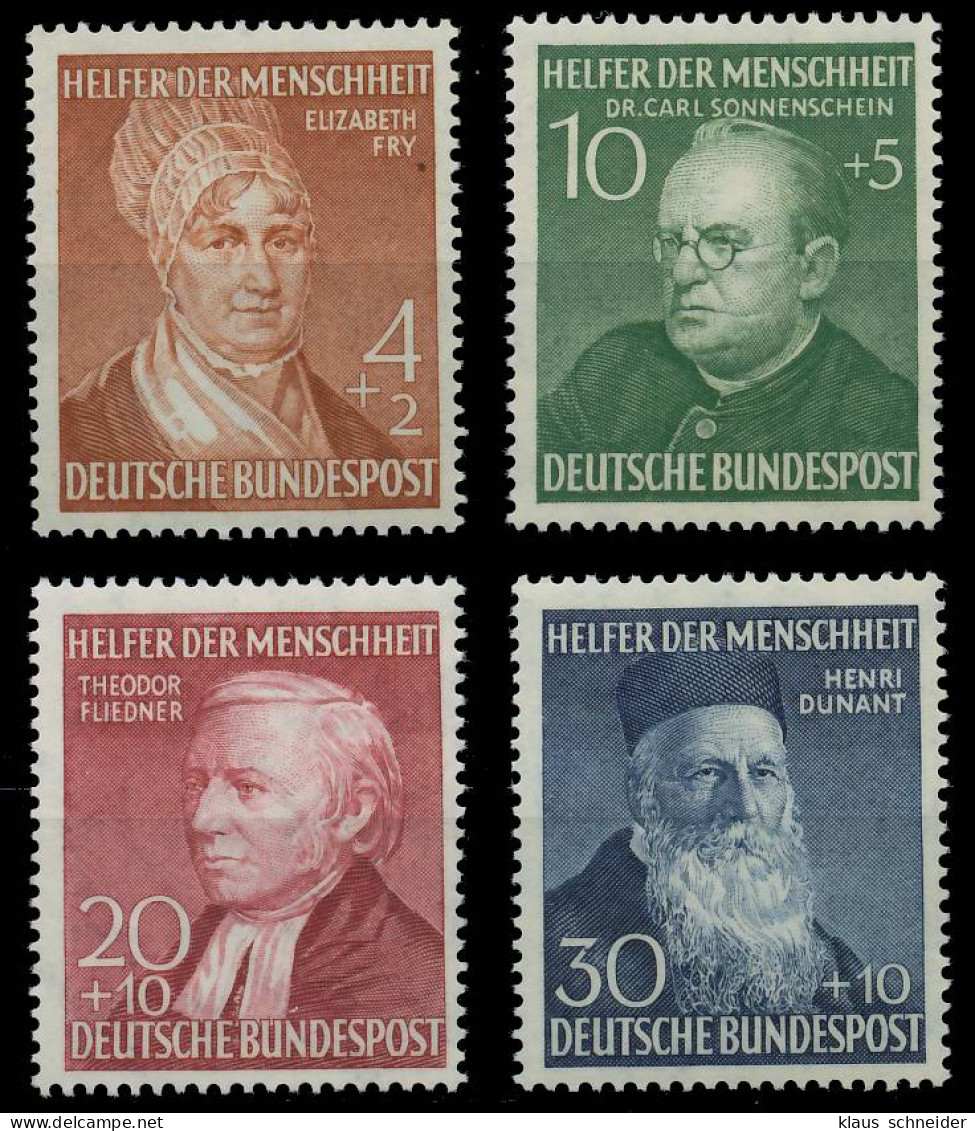 BRD BUND 1952 Nr 156-159 Postfrisch X5B920A - Unused Stamps