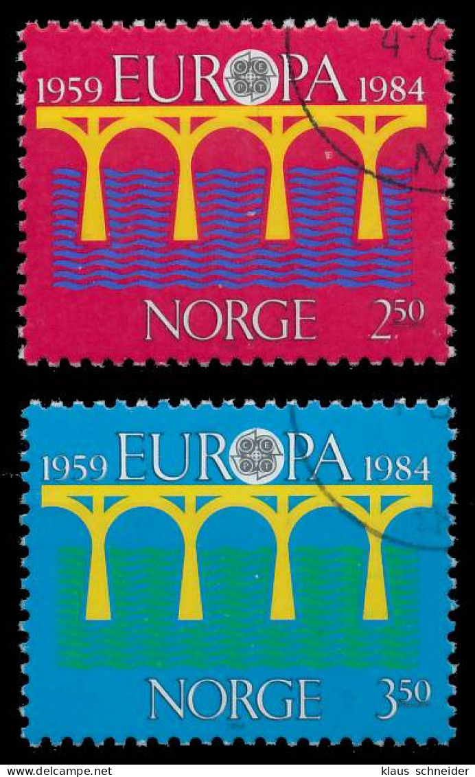 NORWEGEN 1984 Nr 904-905 Gestempelt X5B962A - Used Stamps