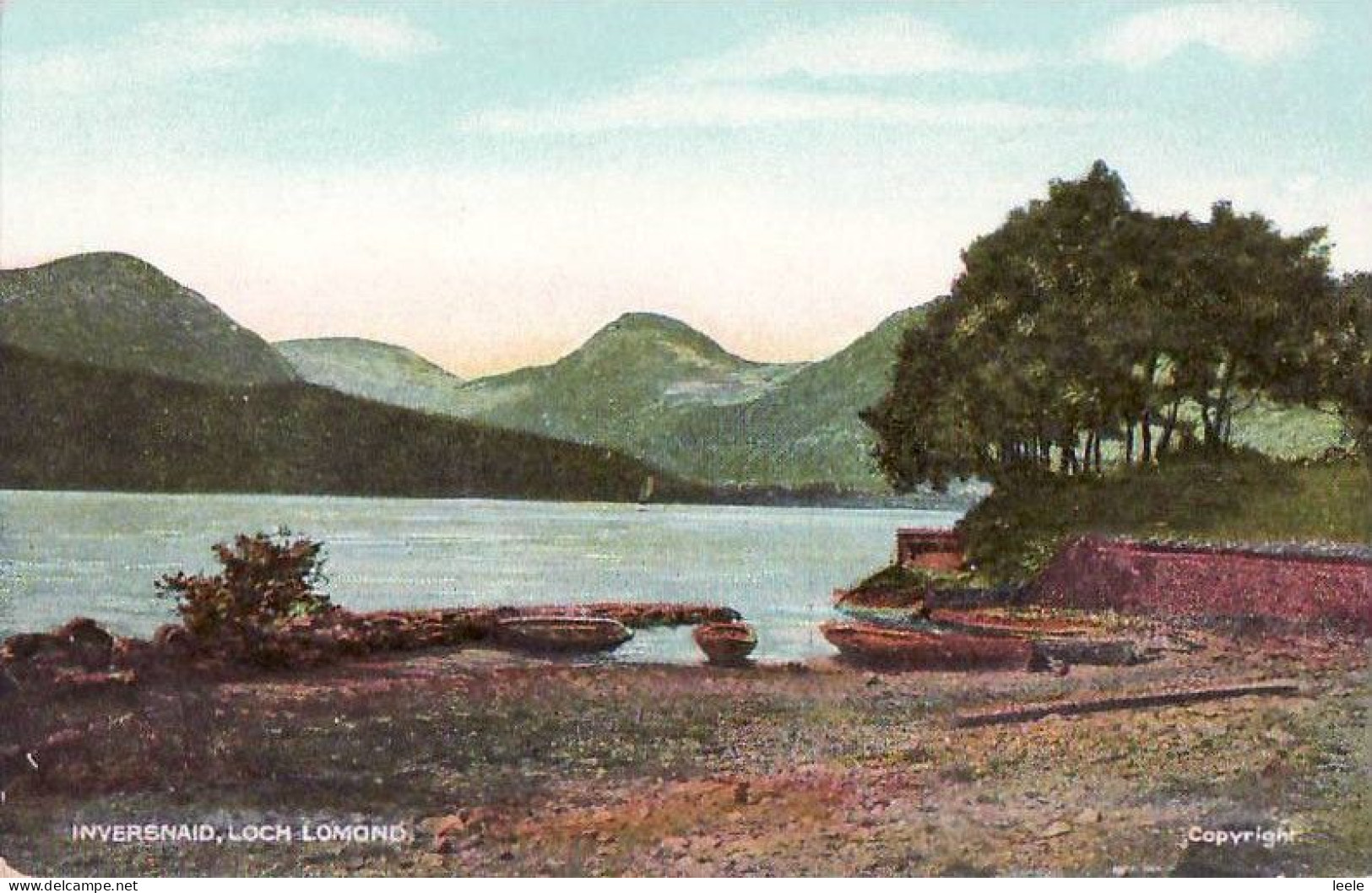 F87. Vintage Postcard. Inversnaid, Loch Lomond. - Argyllshire