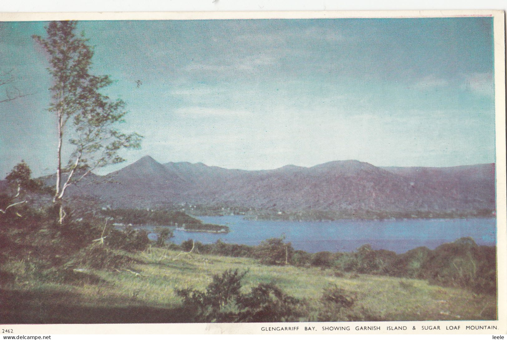 F51. Vintage Postcard. Glengarriff, Showing Garnish Island And Sugar Loaf Mountain - Cork