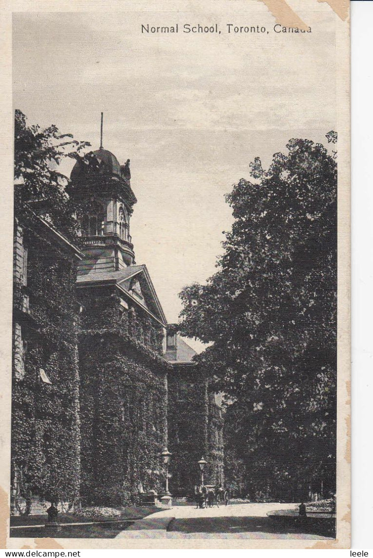 F30. Vintage Postcard. Normal School, Toronto, Canada. - Toronto