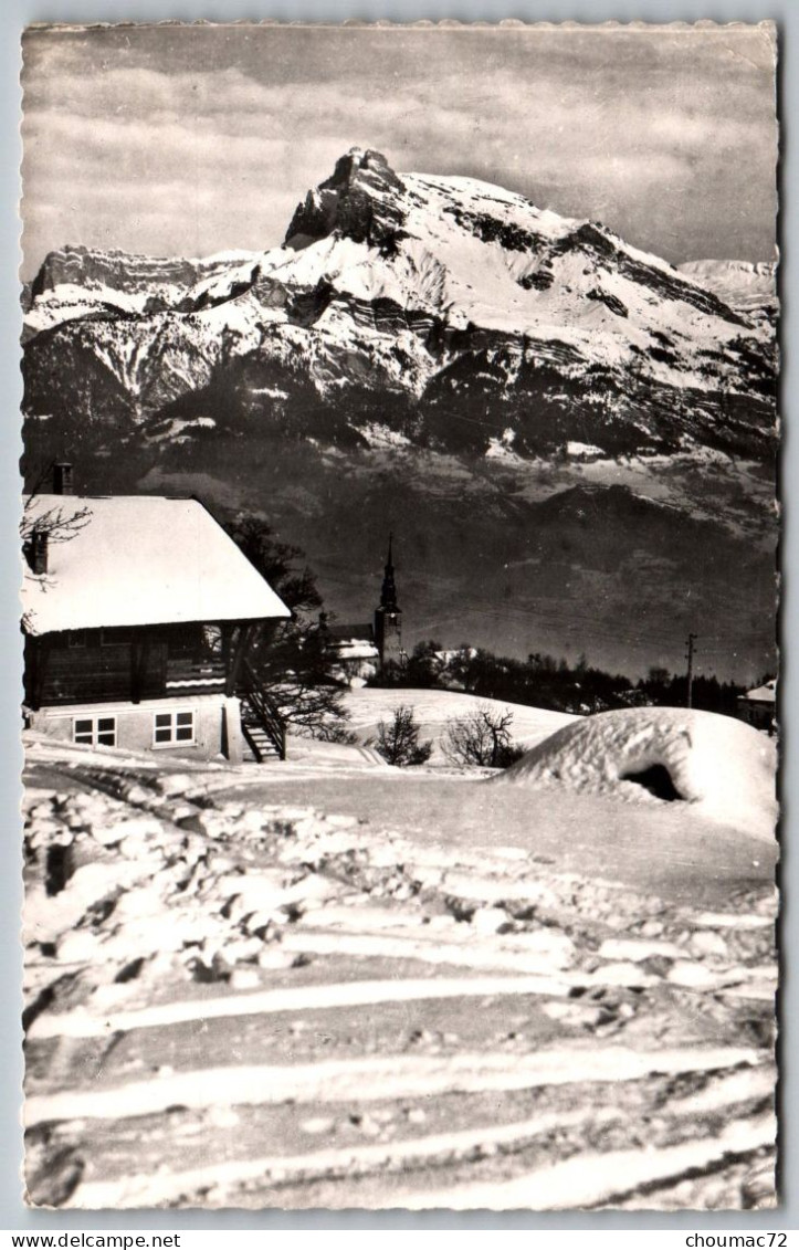 (74) 1013, Combloux, Editions Cellard 1498, L'Eglise Et Les Aiguilles De Warens, état ! - Combloux