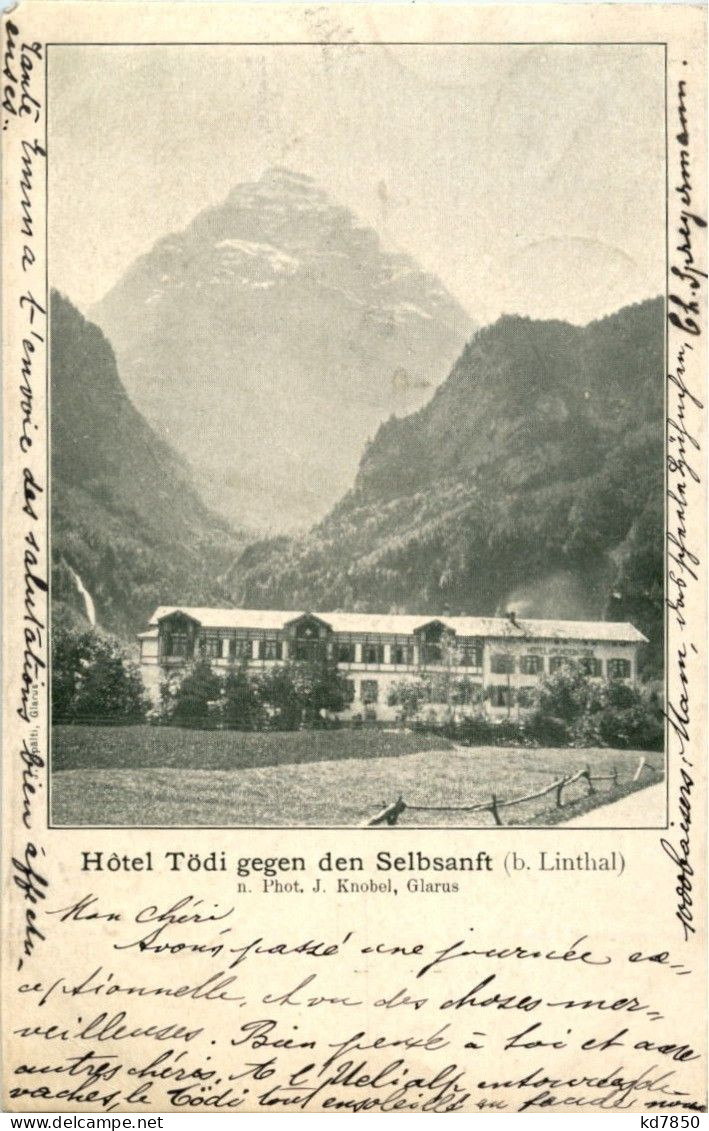 Hotel Tödi Gegen Den Selbsanft Bei Linthal - Linthal