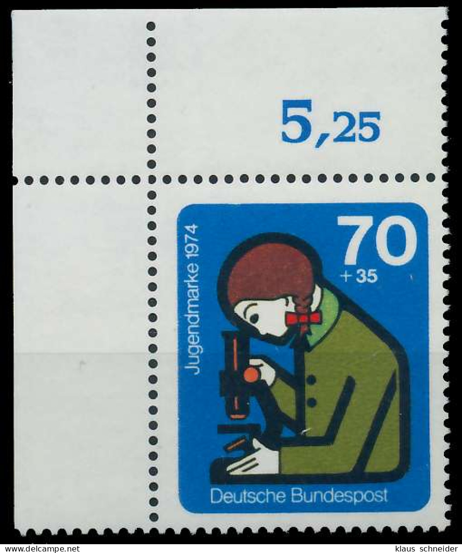 BRD BUND 1974 Nr 803 Postfrisch ECKE-OLI X600662 - Neufs