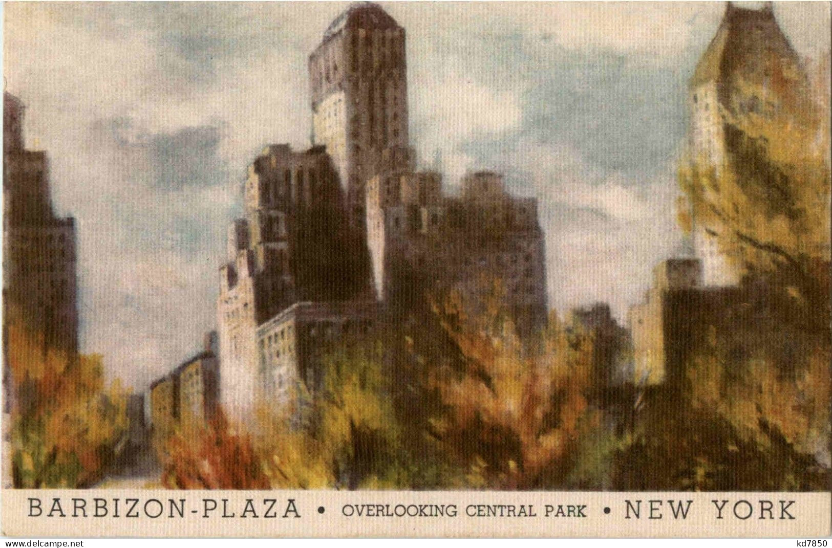 New York - Barbizon Plaza - Andere & Zonder Classificatie