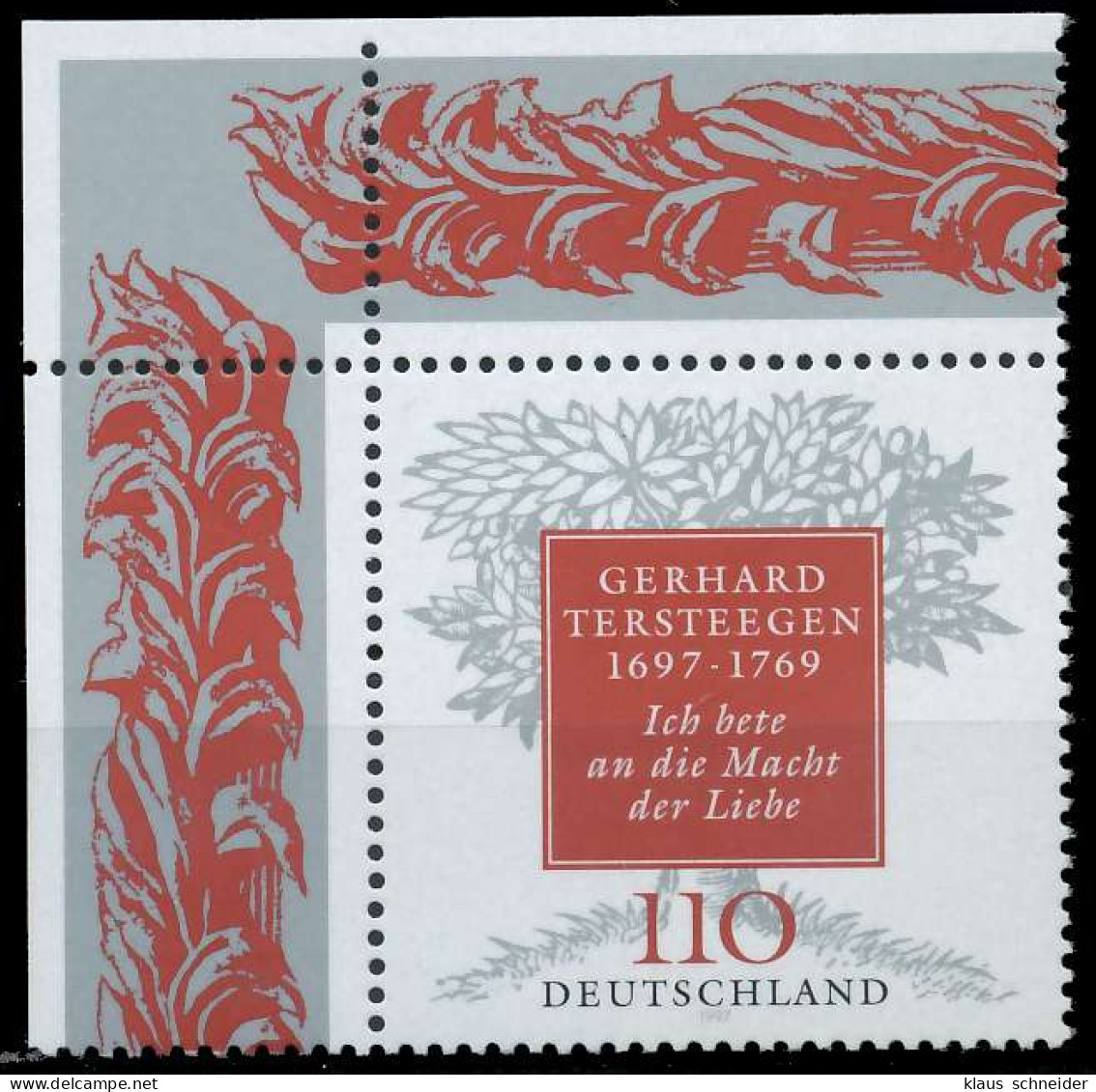 BRD BUND 1997 Nr 1961 Postfrisch ECKE-OLI X6054EA - Neufs