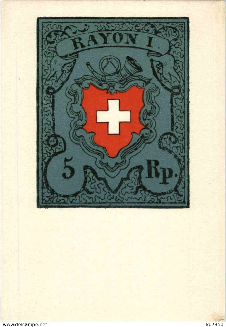 Schweizer Briefmarke - Timbres (représentations)