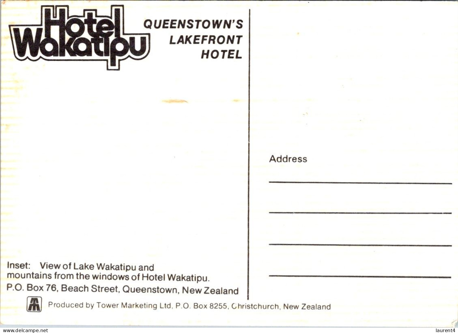 4-5-2024 (4 Z 10) New Zealand  - Hotel Wakatipu - Nueva Zelanda
