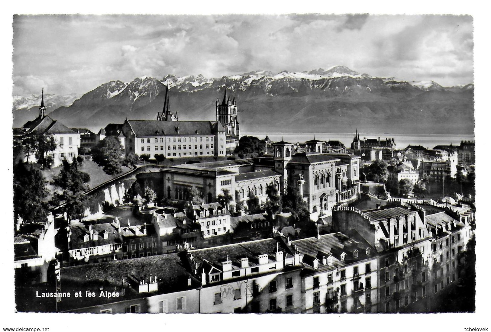 (99). Suisse. Vaud. 4201 Lausanne Et Les Alpes - Lausanne