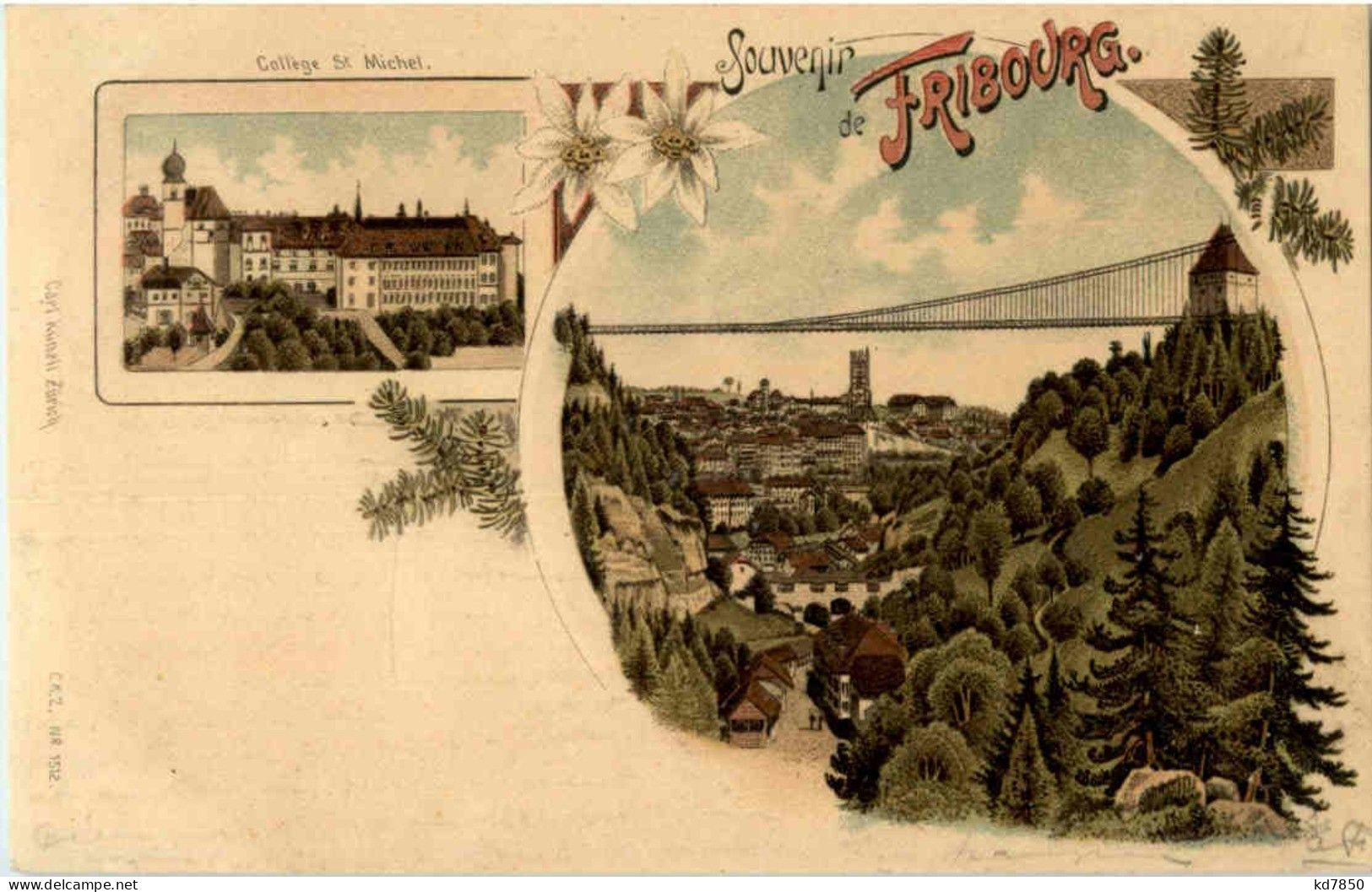 Souvenir De Fribourg - Fribourg