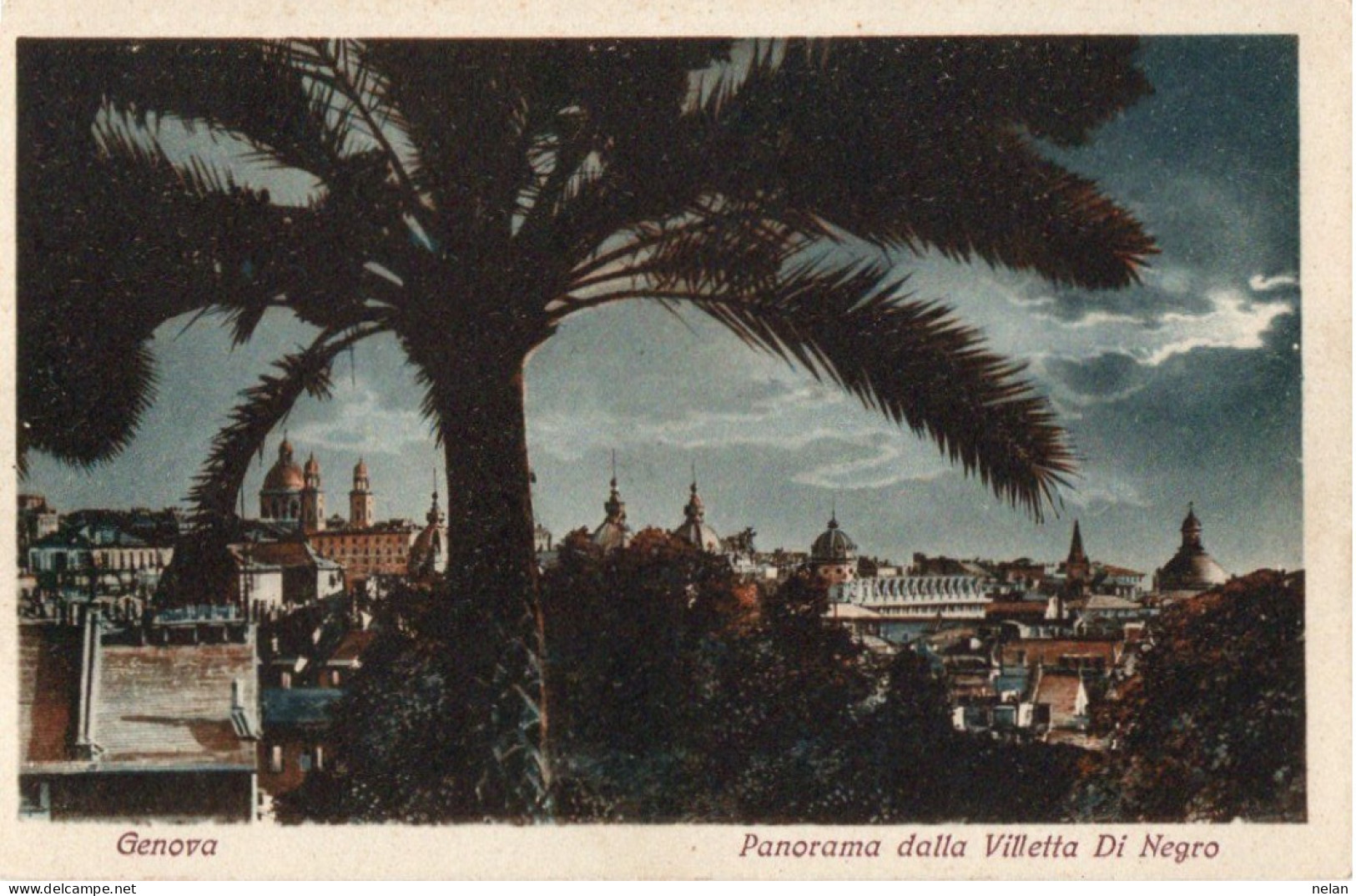 GENOVA - PANORAMA DALLA VILLETTA DI NEGRO - F.P. - Genova (Genoa)