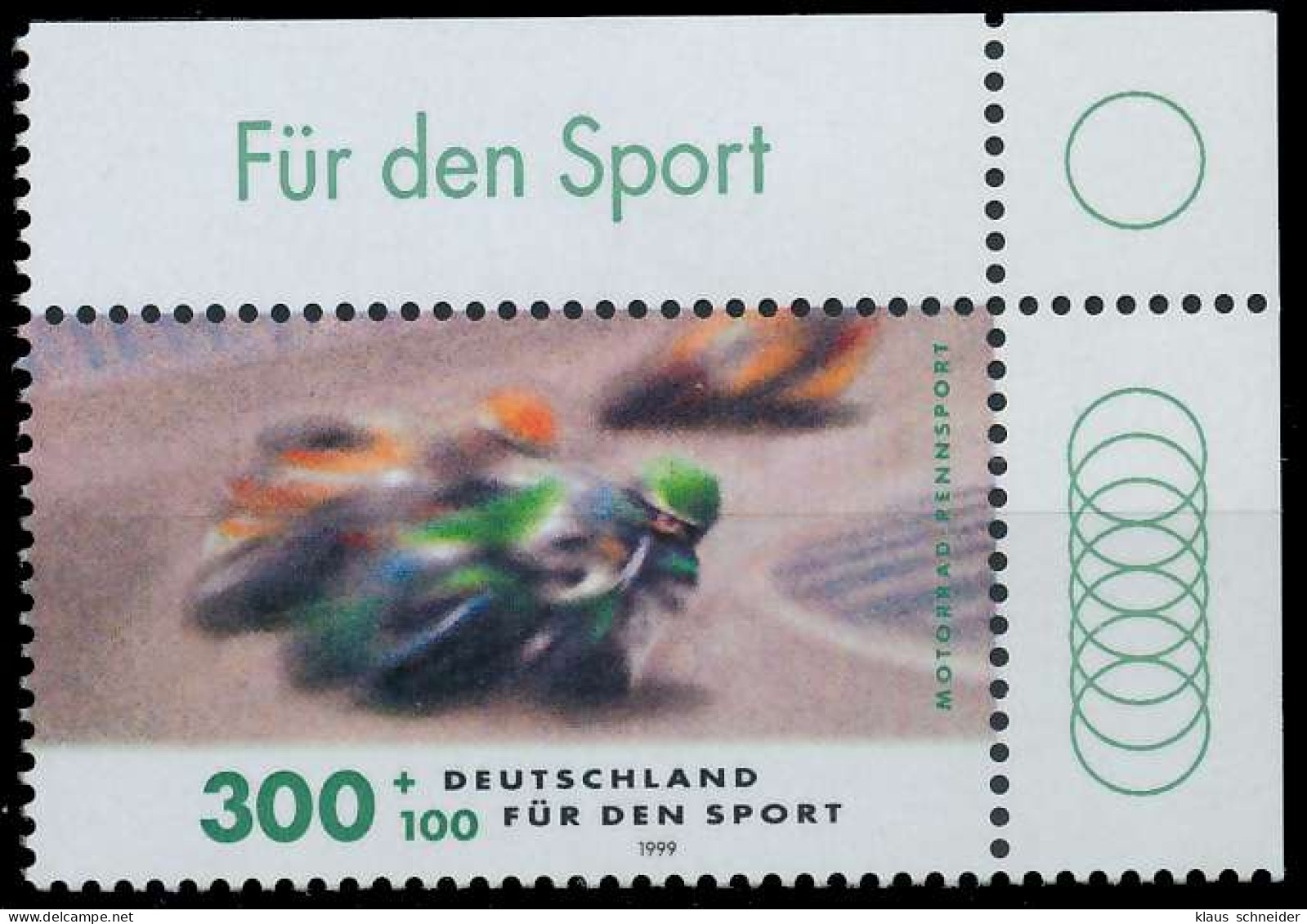 BRD BUND 1999 Nr 2034 Postfrisch ECKE-ORE X60B176 - Unused Stamps