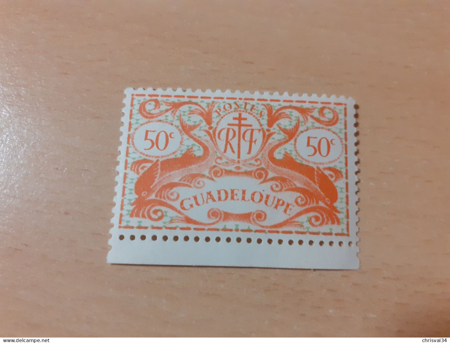 TIMBRE   GUADELOUPE       N  181    COTE  0,75   EUROS  NEUF  SANS  CHARNIERE - Unused Stamps