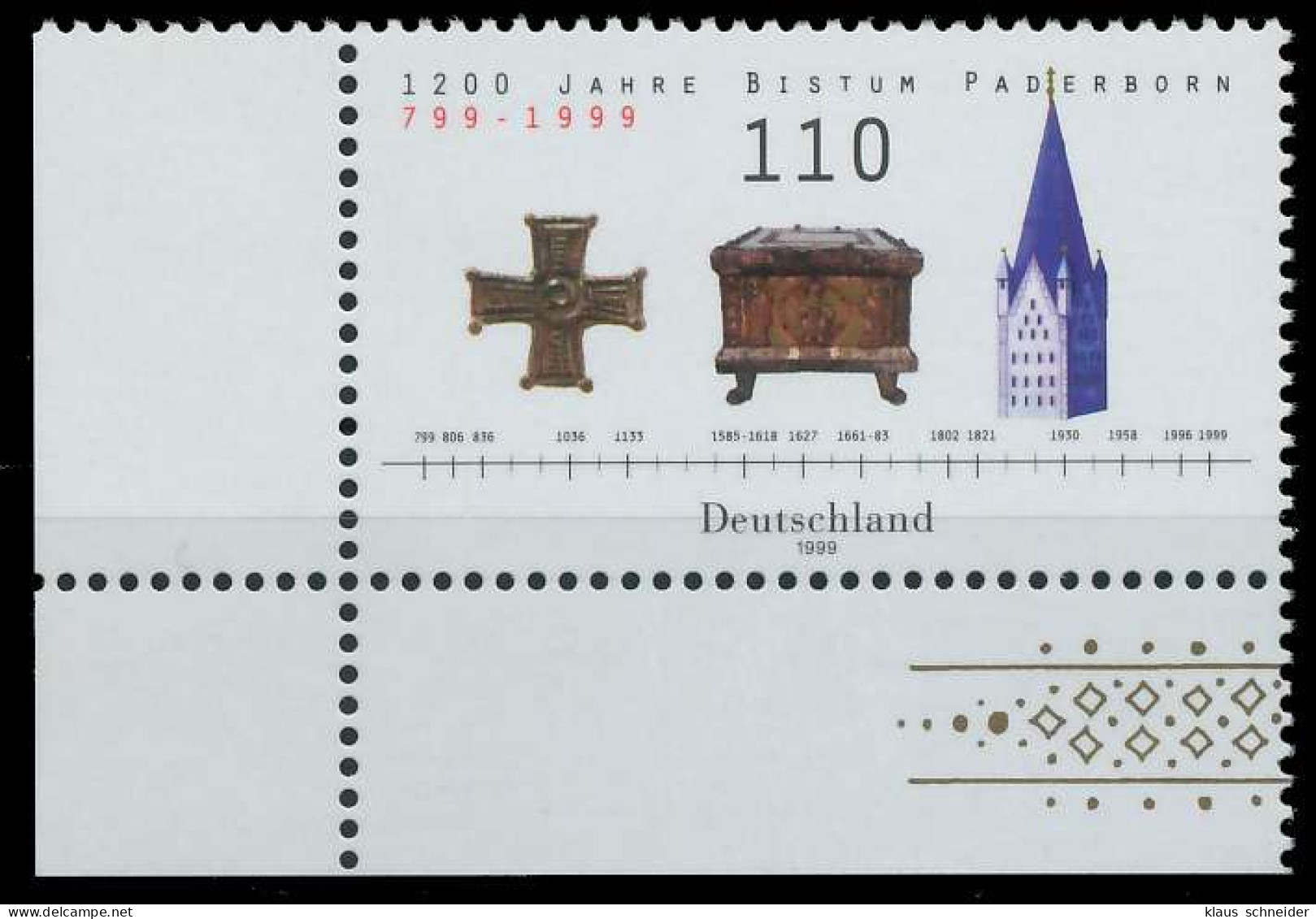 BRD BUND 1999 Nr 2060 Postfrisch ECKE-ULI X60B37A - Unused Stamps