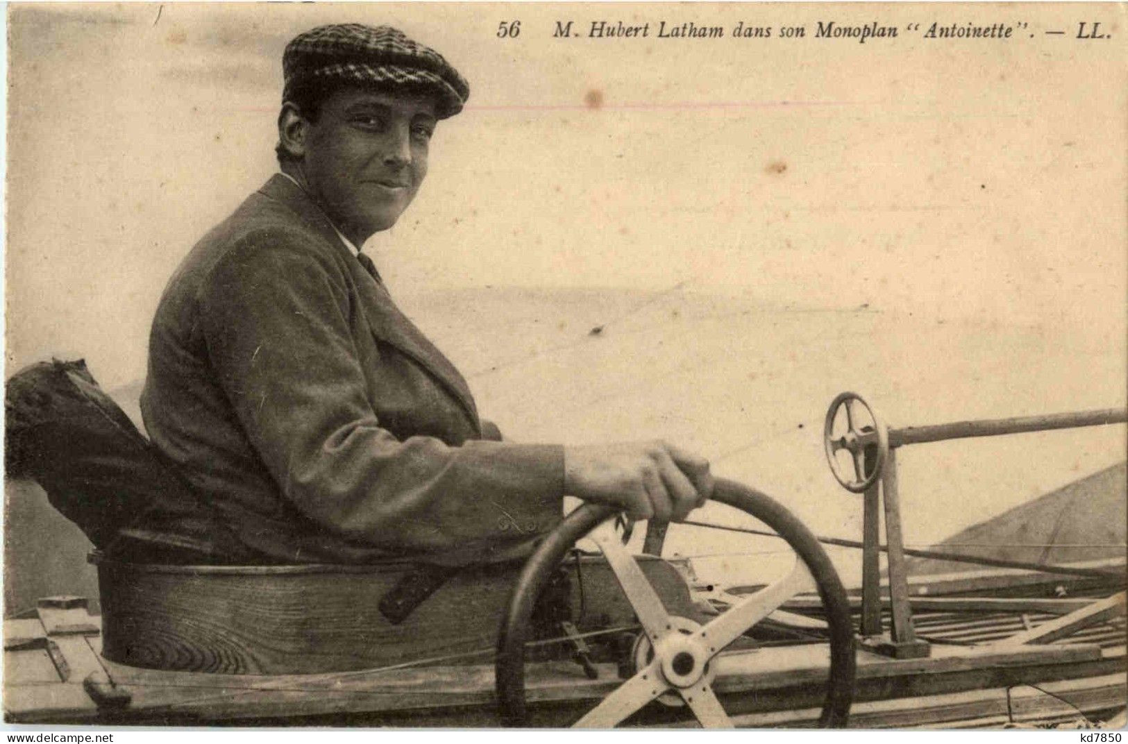M. Hubert Latham Das Son Monoplan Antoinette - Autres & Non Classés