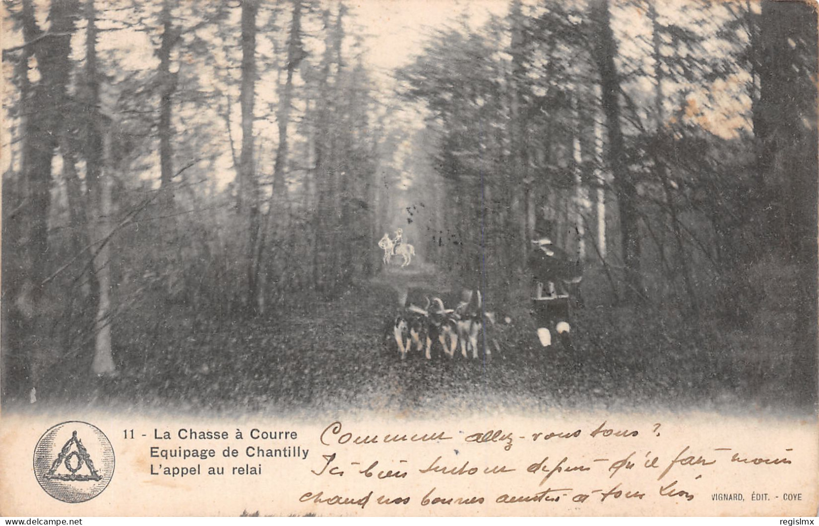 60-CHANTILLY EQUIPAGE CHASSE A COURE-N°2131-A/0003 - Chantilly